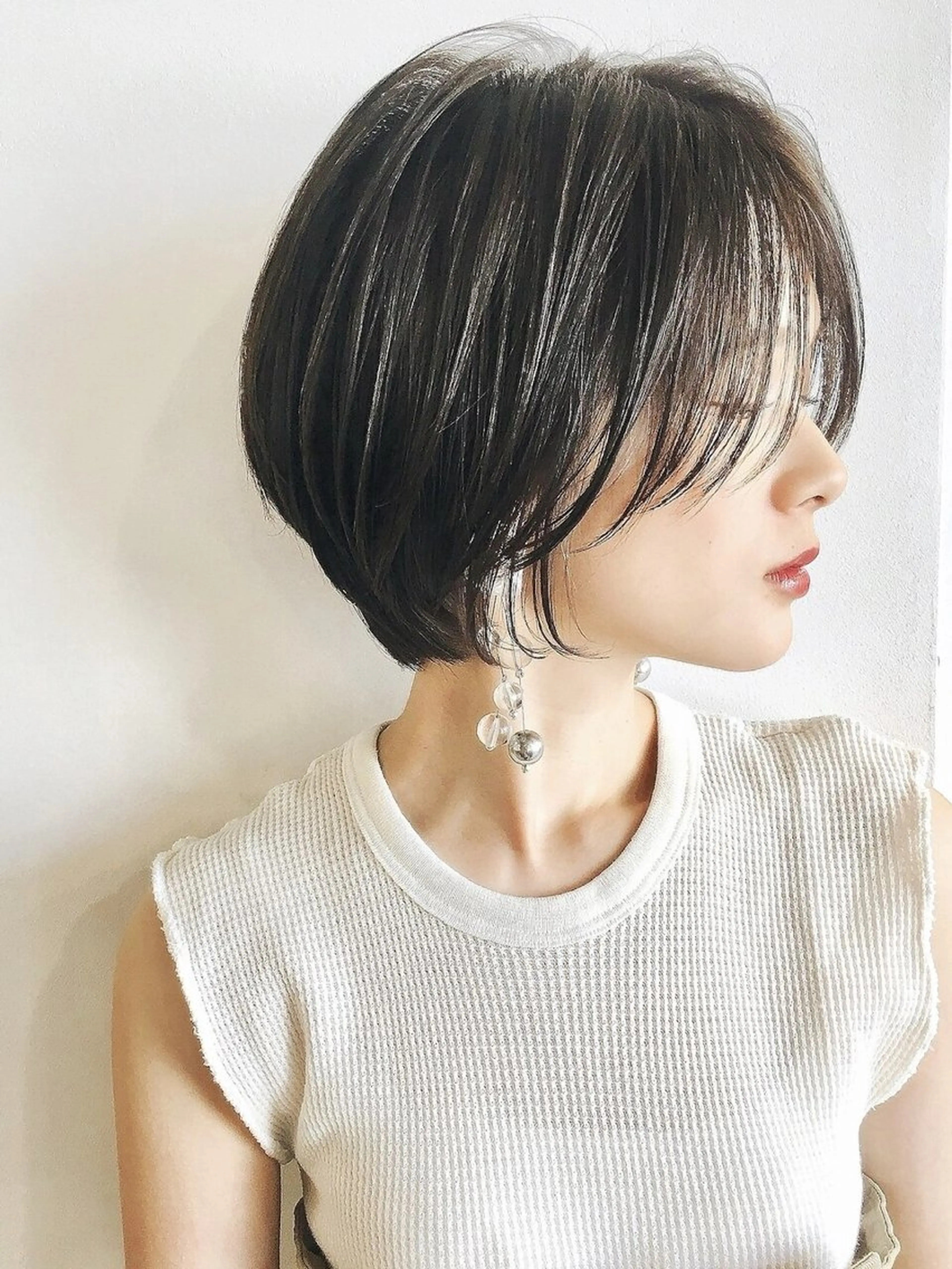 ショート カラー カット ヘアカラー i.+sapporo所属・ショート/レイヤー /札幌/小山内のヘアスタイル