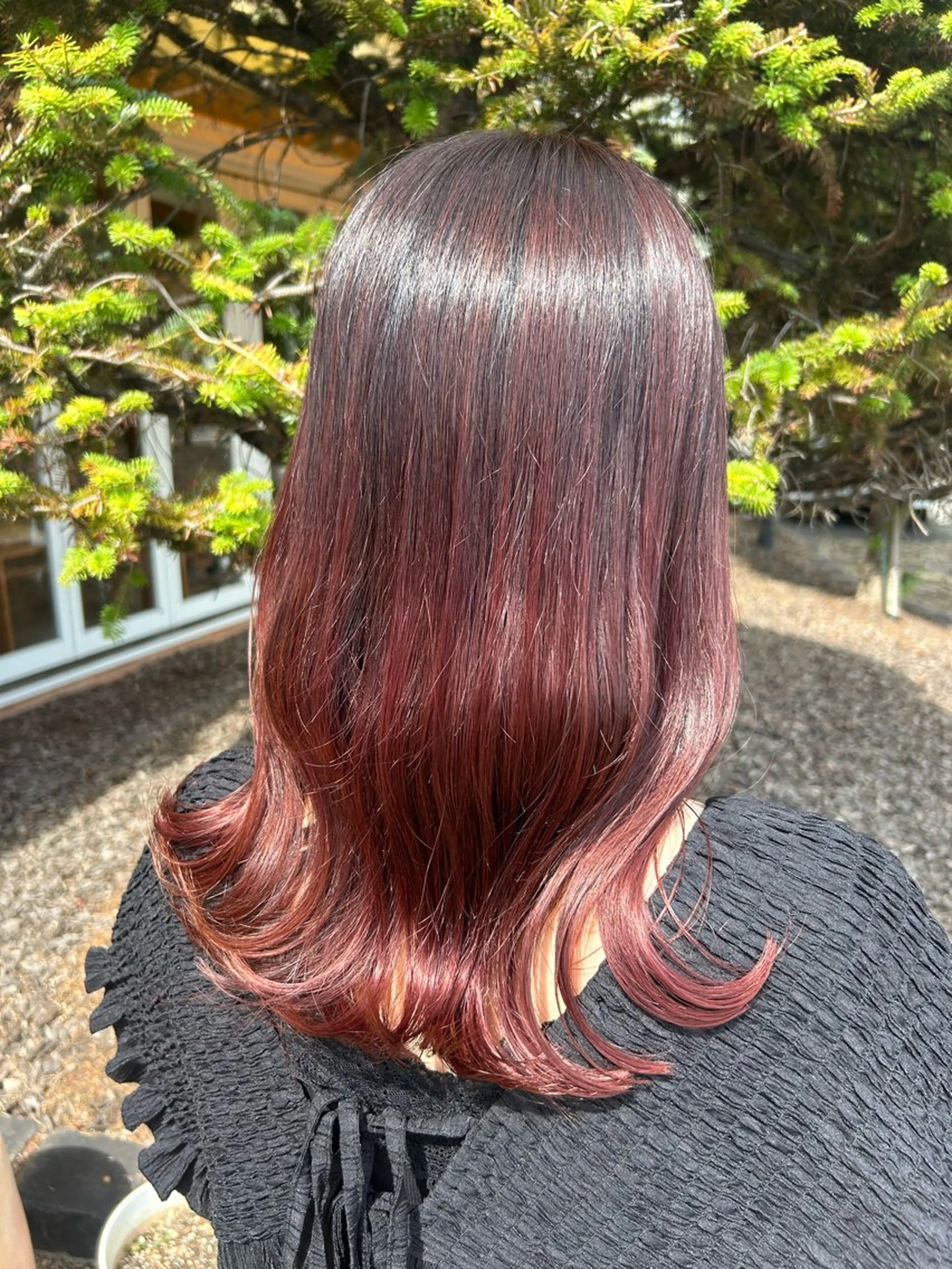 ロング カット ヘアカラー ヘアルームflat・ Rena🌼ྀིのヘアスタイル