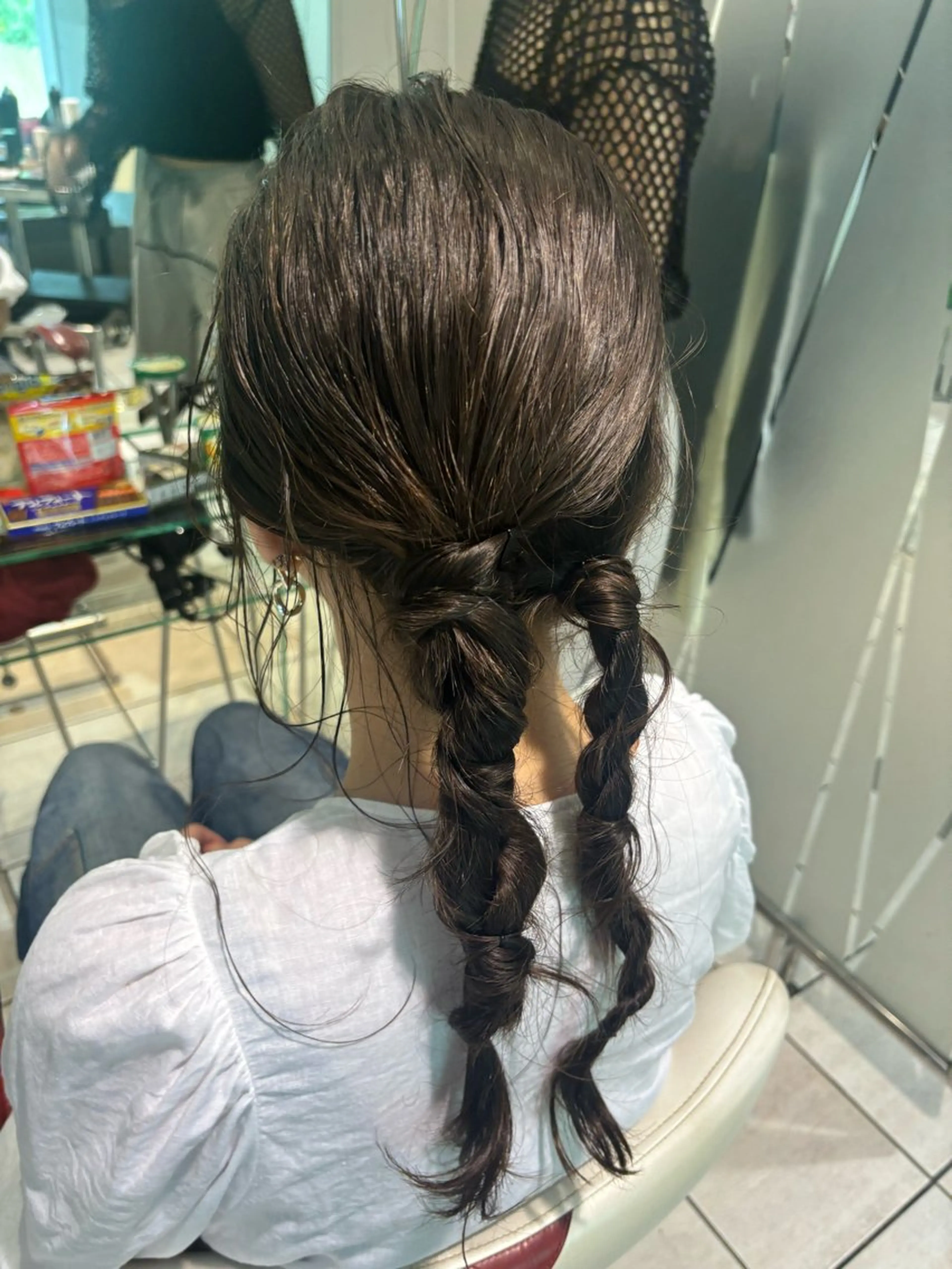 セミロング ヘアアレンジ Rina/似合う × なりたい、叶えます。のヘアスタイル