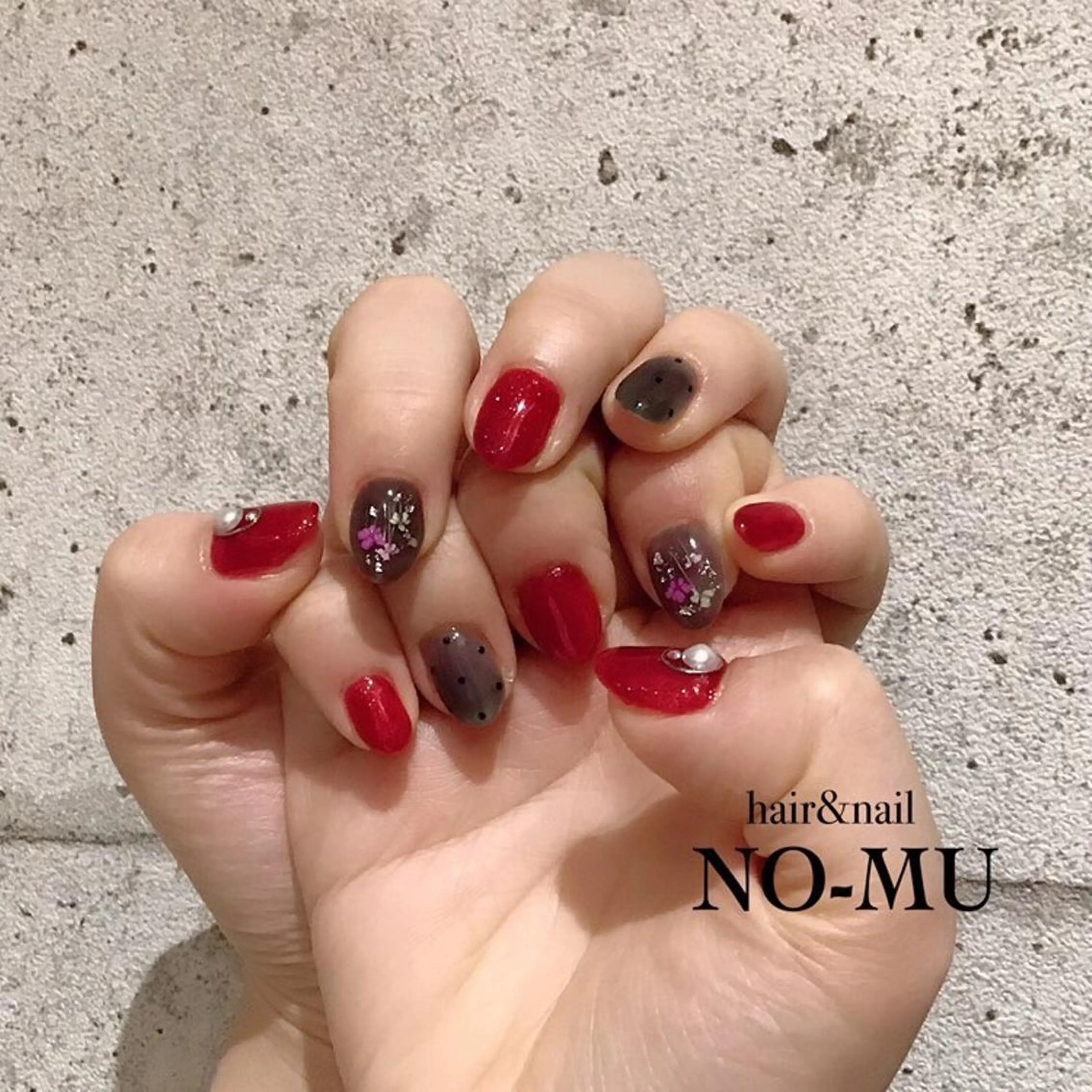 ネイル hair＆nail NO-MU所属・hair＆nail NO-MUのネイルデザイン