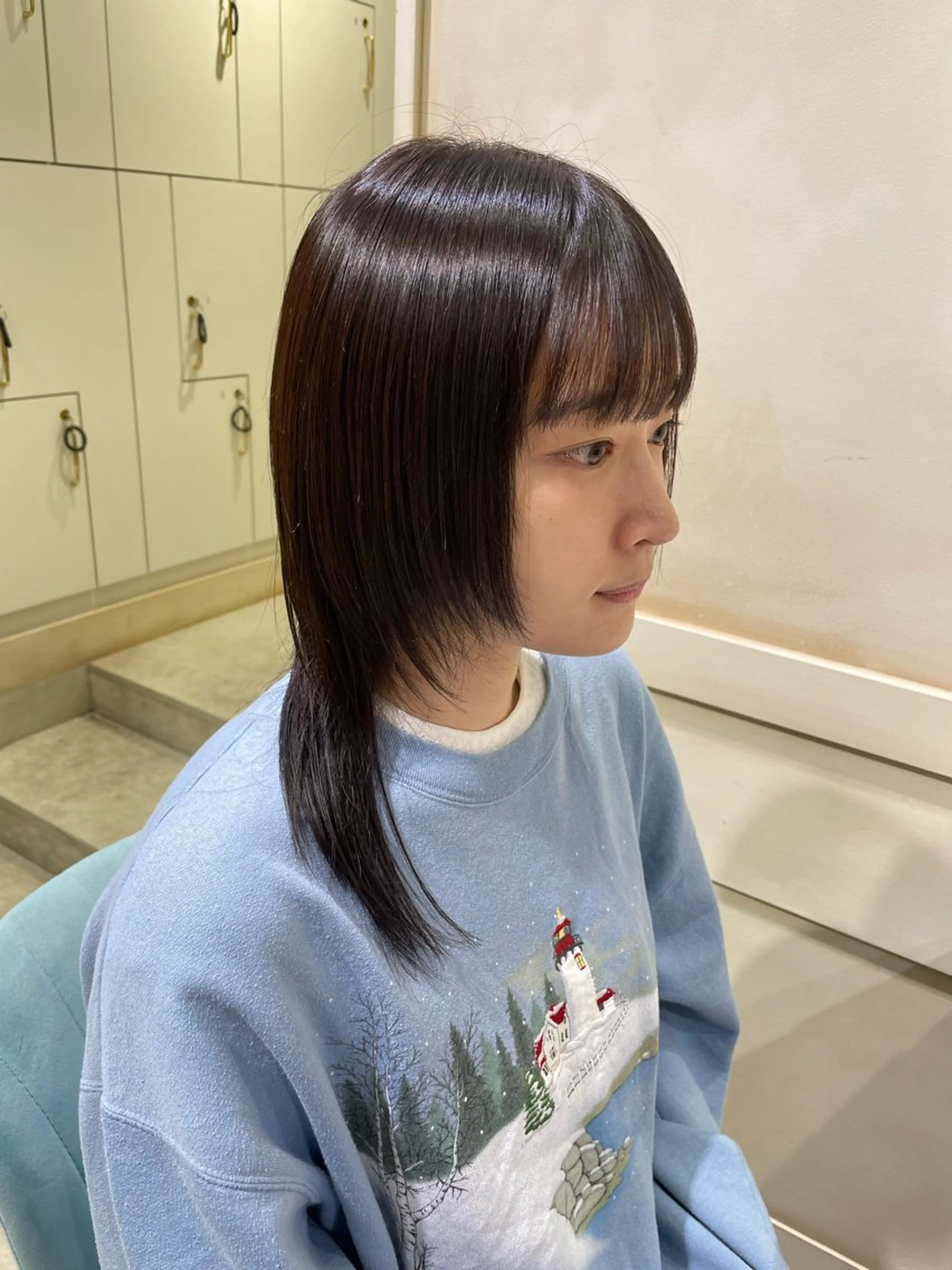 ミディアム 🌷ピンク/韓国風 暖色カラー ゆい🌷のヘアスタイル