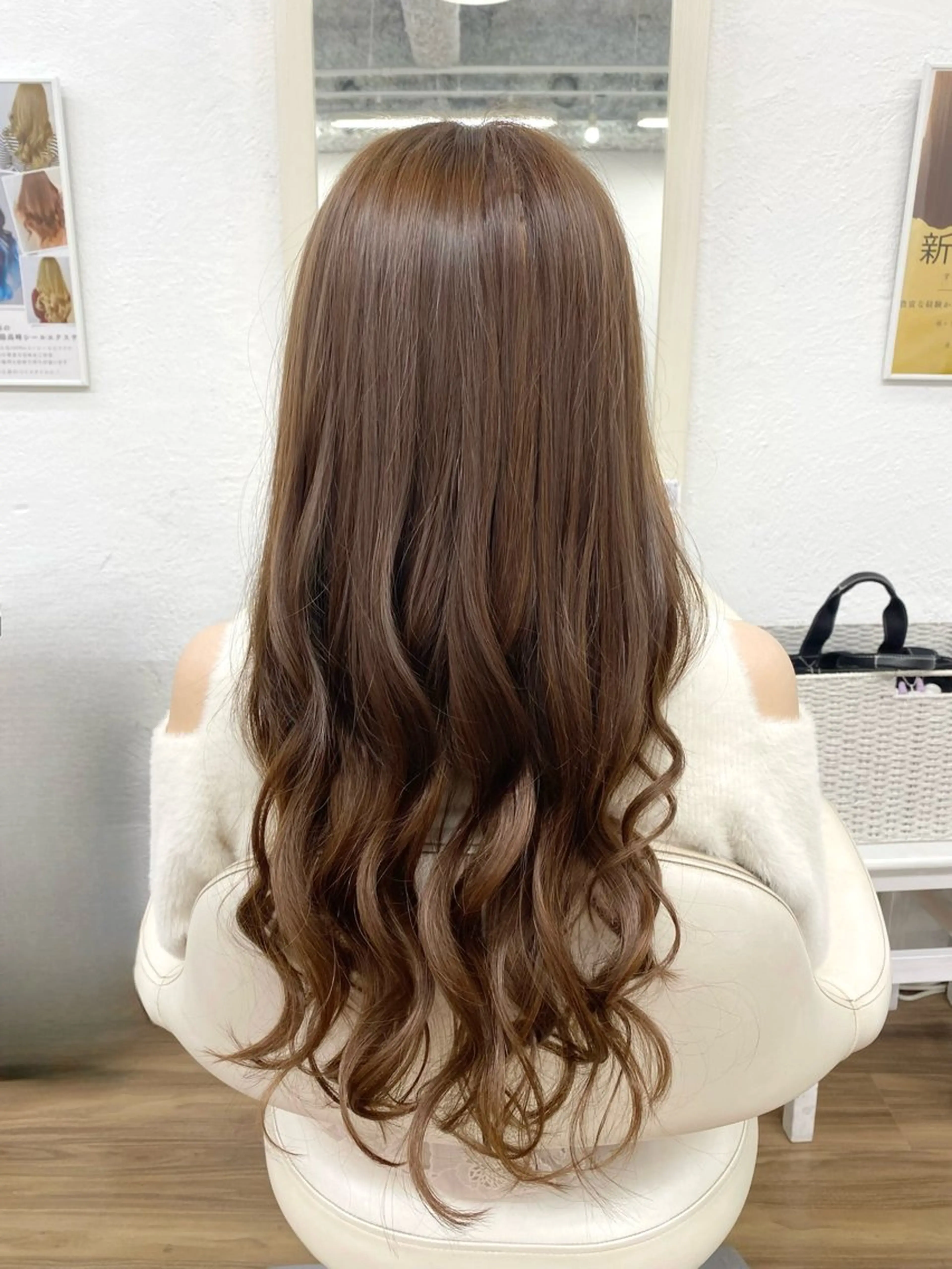 ロング カラー ヘアアレンジ ヘアセット GLOSS 心斎橋 山上のヘアスタイル