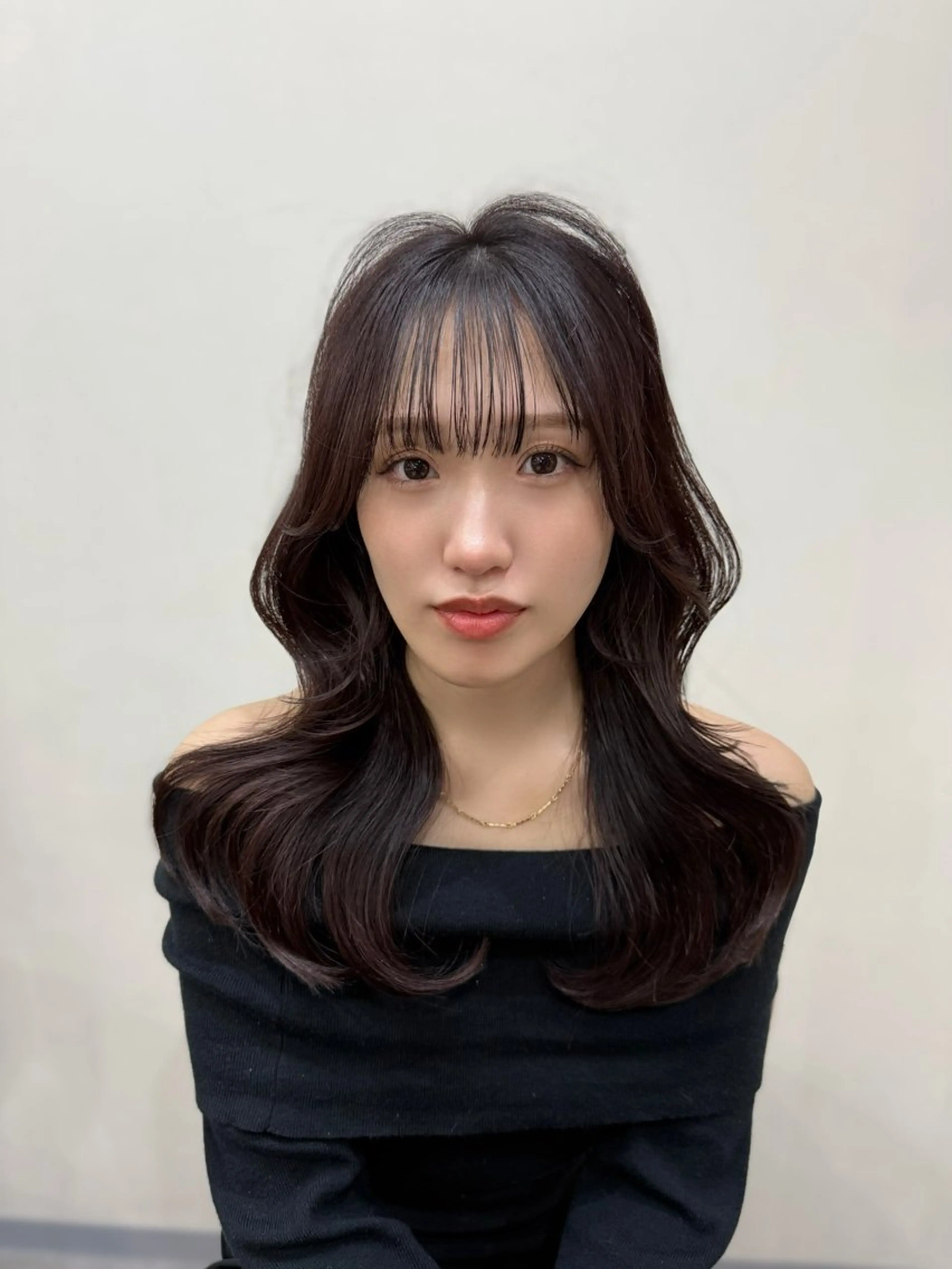 ロング 韓国風ヘア レイヤーカット ace share salon所属・韓国風パーマ/ 菅沼 成郷のヘアスタイル