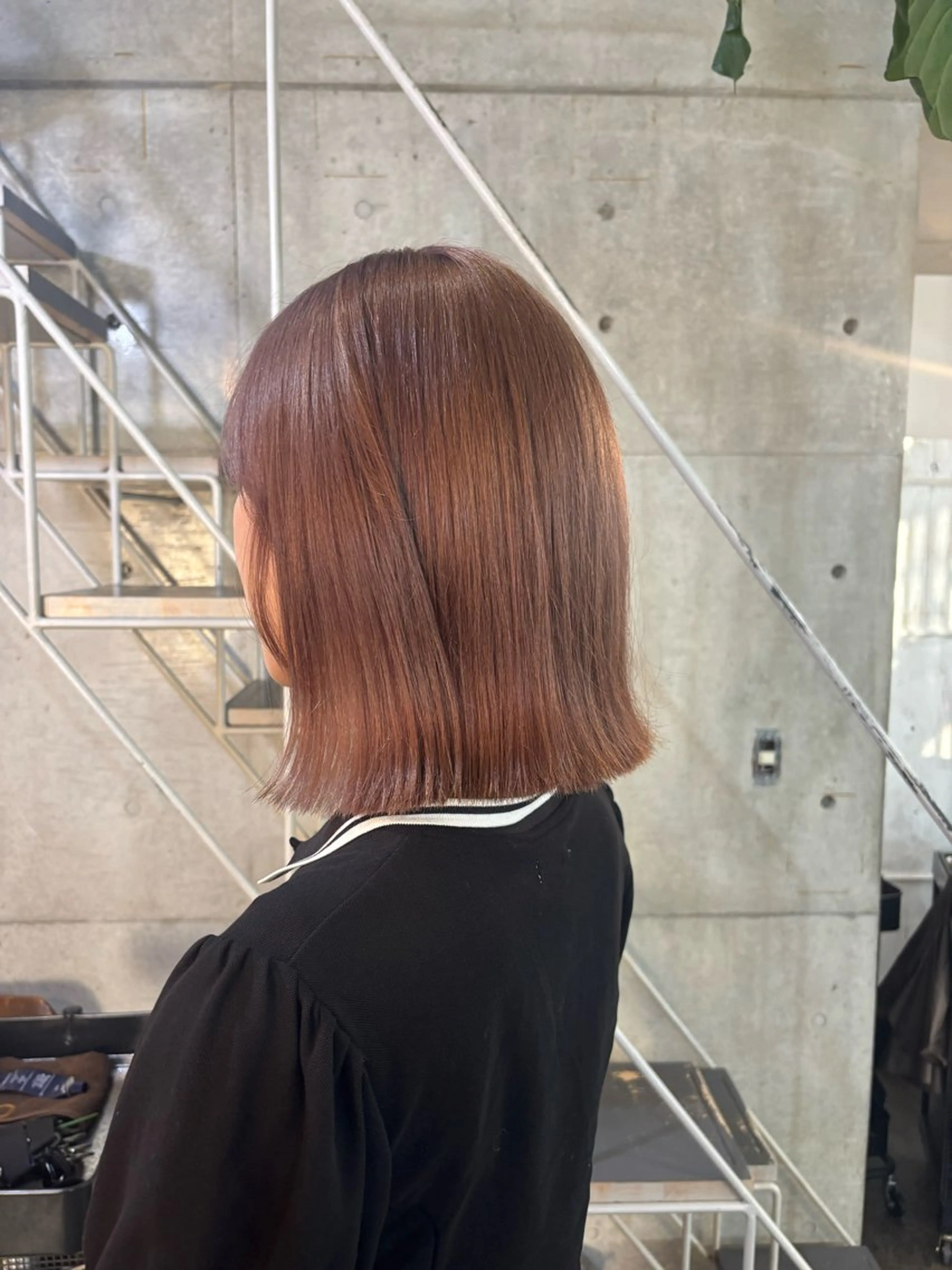 ミディアム カラー ブリーチ 大林 エリコのヘアスタイル