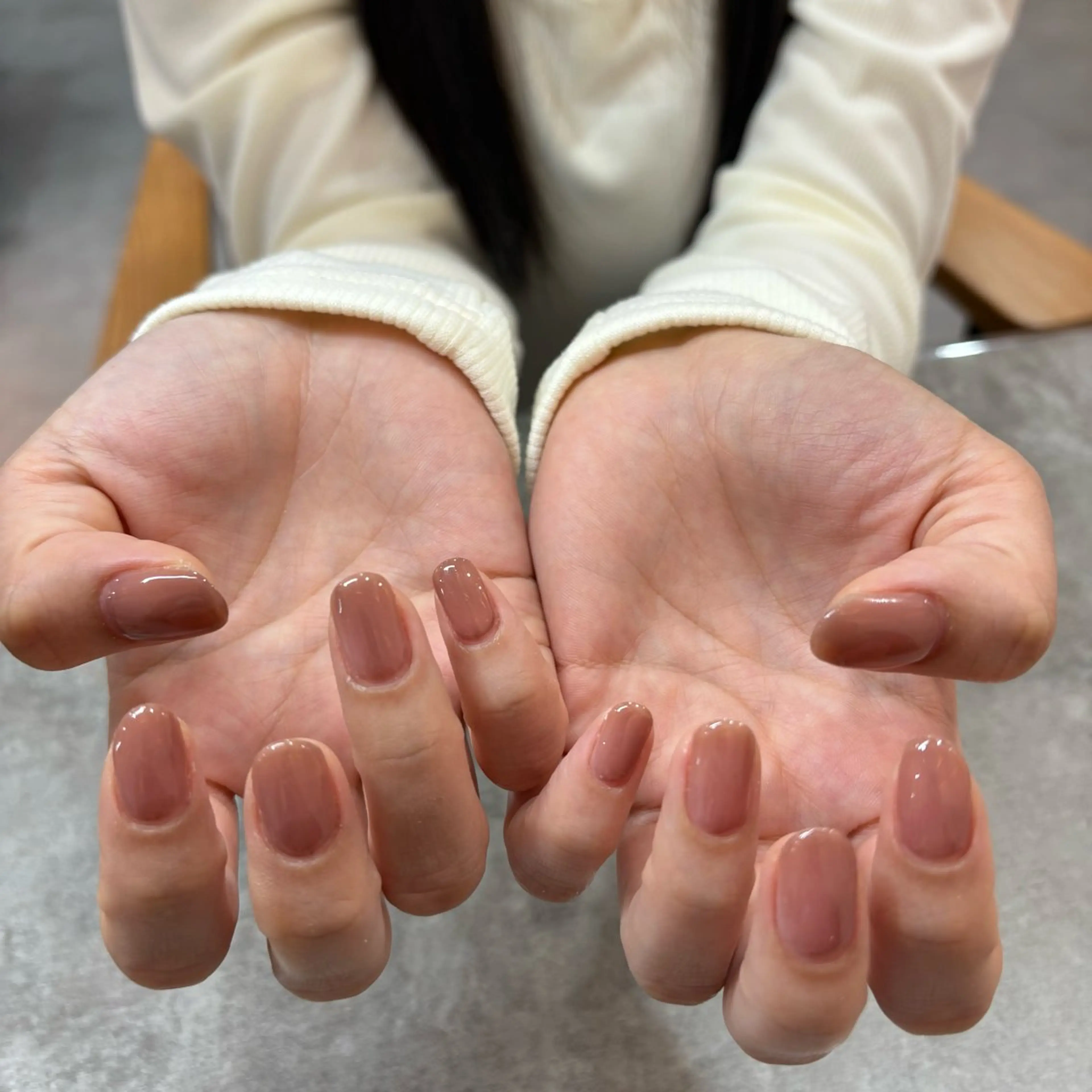 ネイル ワンカラーネイル r Iのネイルデザイン