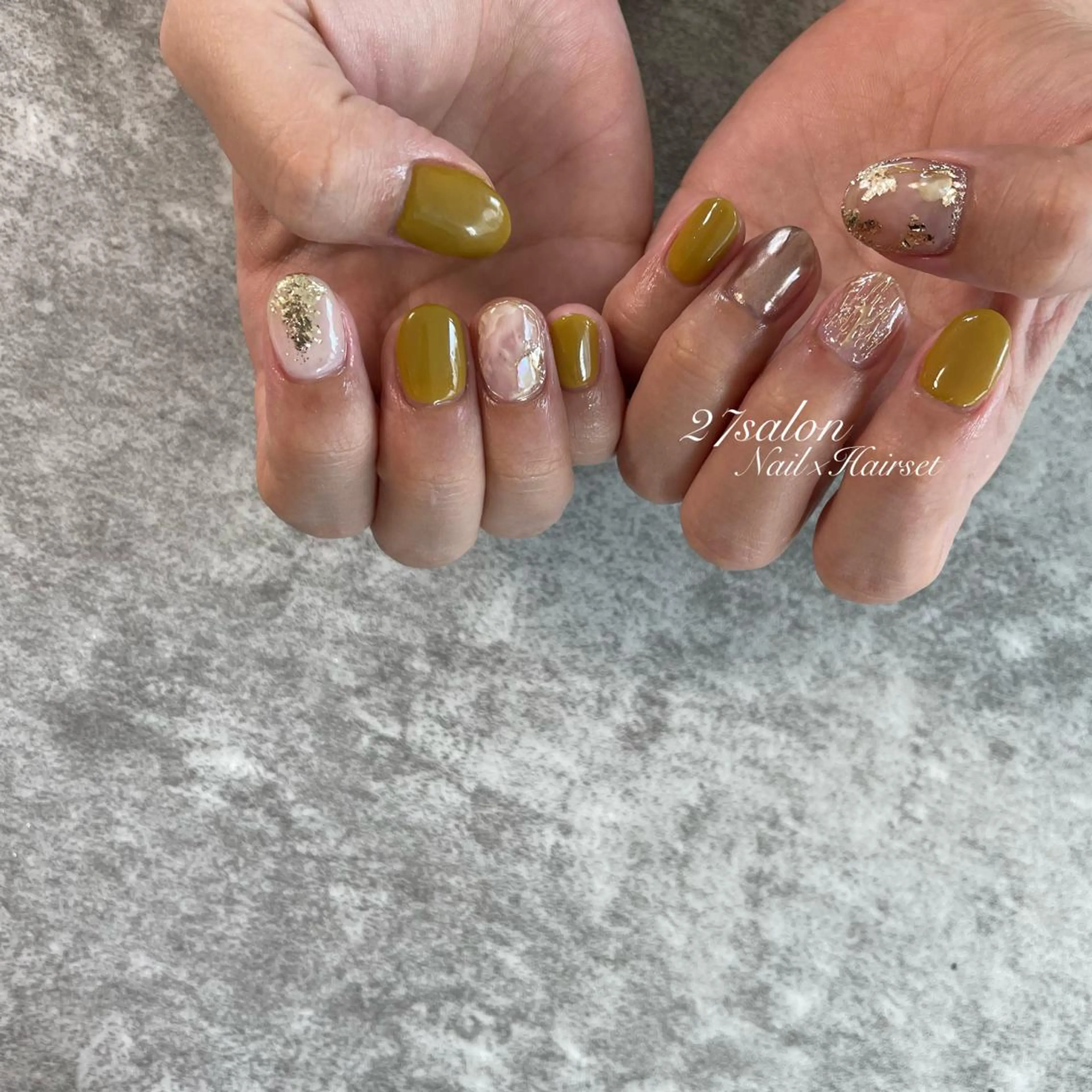 ネイル ニュアンスネイル 27salon yuinaのネイルデザイン