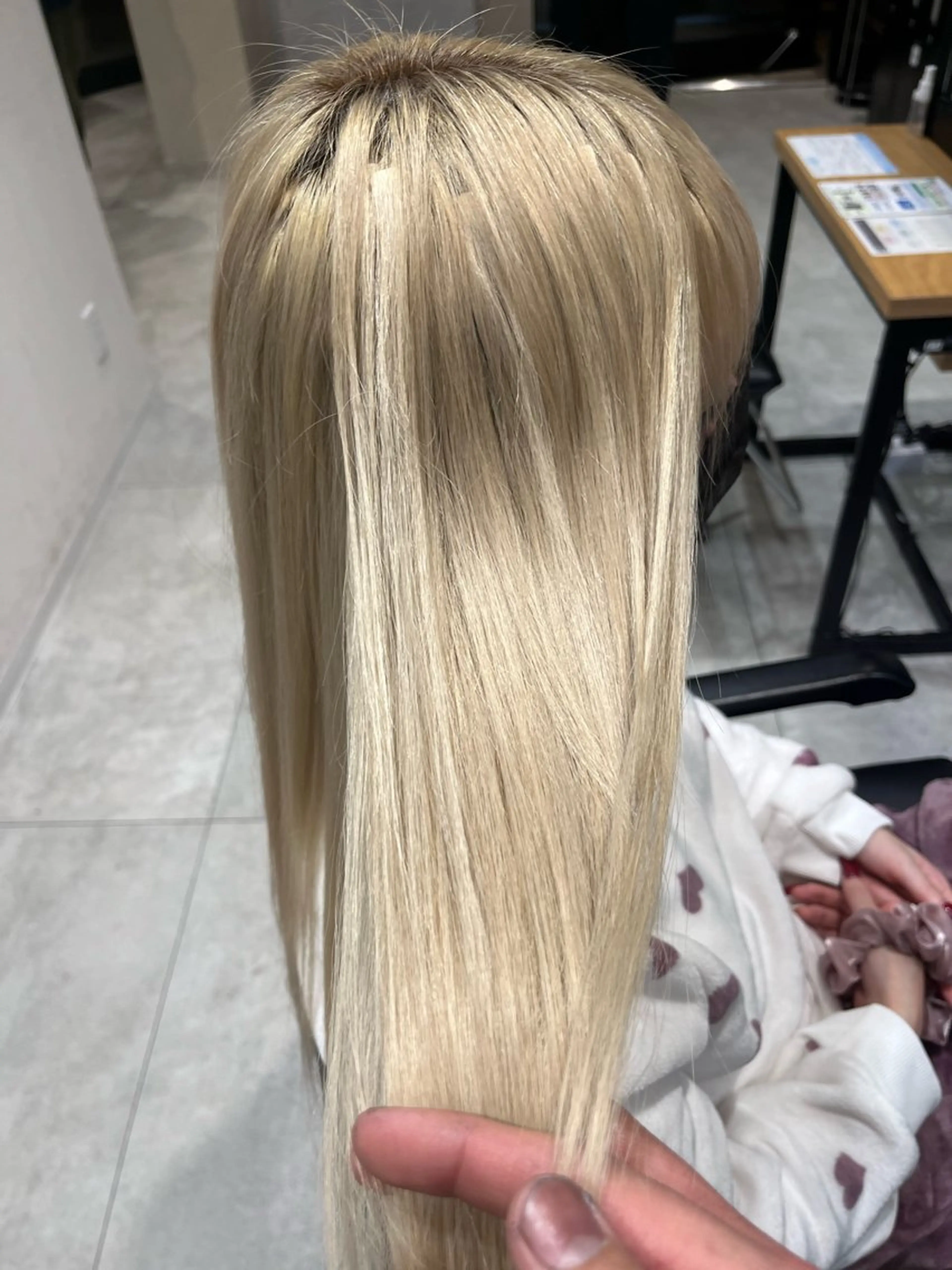 カラー ブリーチ ブロンド ホワイトブロンド NYLON.所属・ブリーチ/縮毛矯正 ❤️‍🔥シンノスケのヘアスタイル