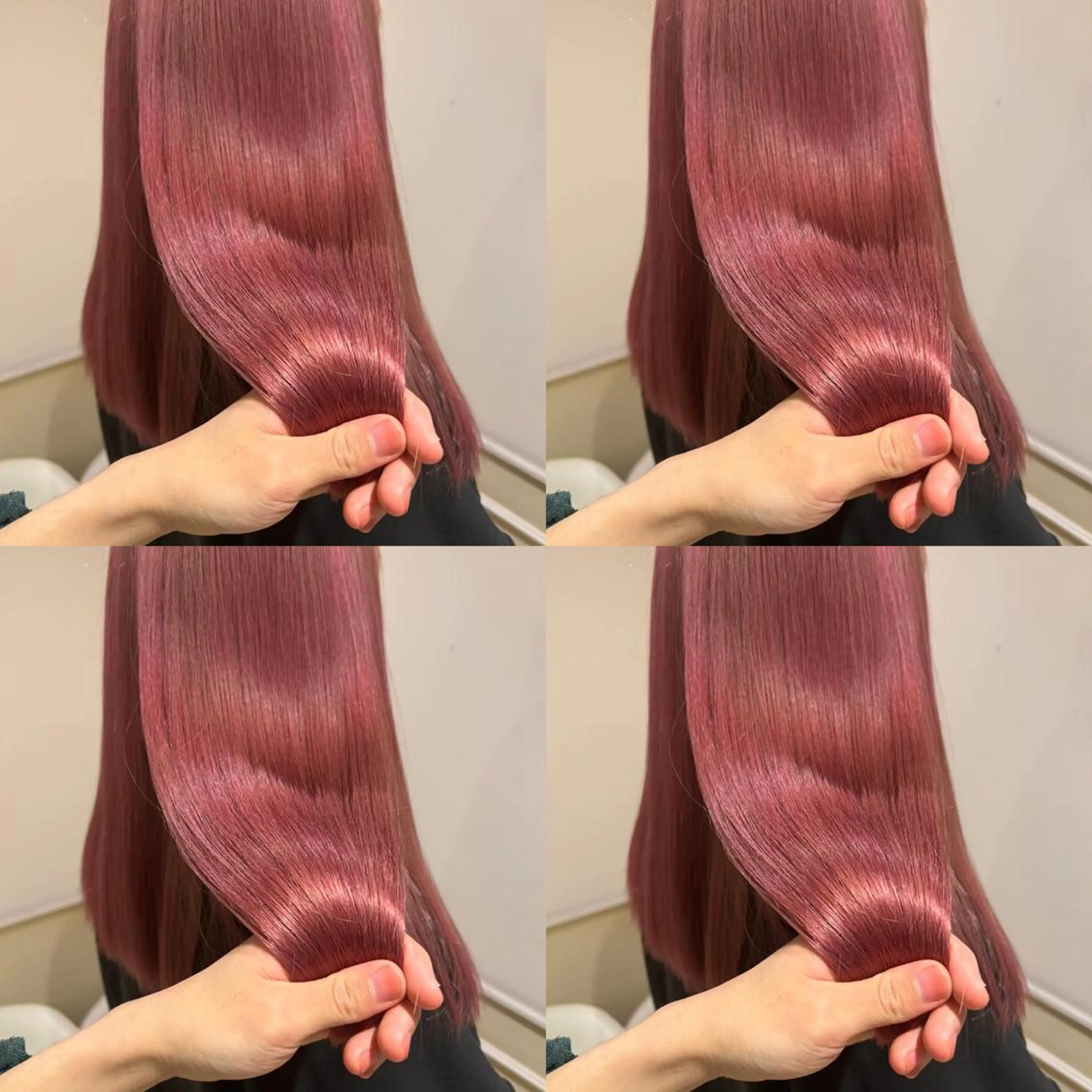 セミロング カラー ヘアアレンジ 💎韓国レイヤー ×エクステゆうま💎のヘアスタイル