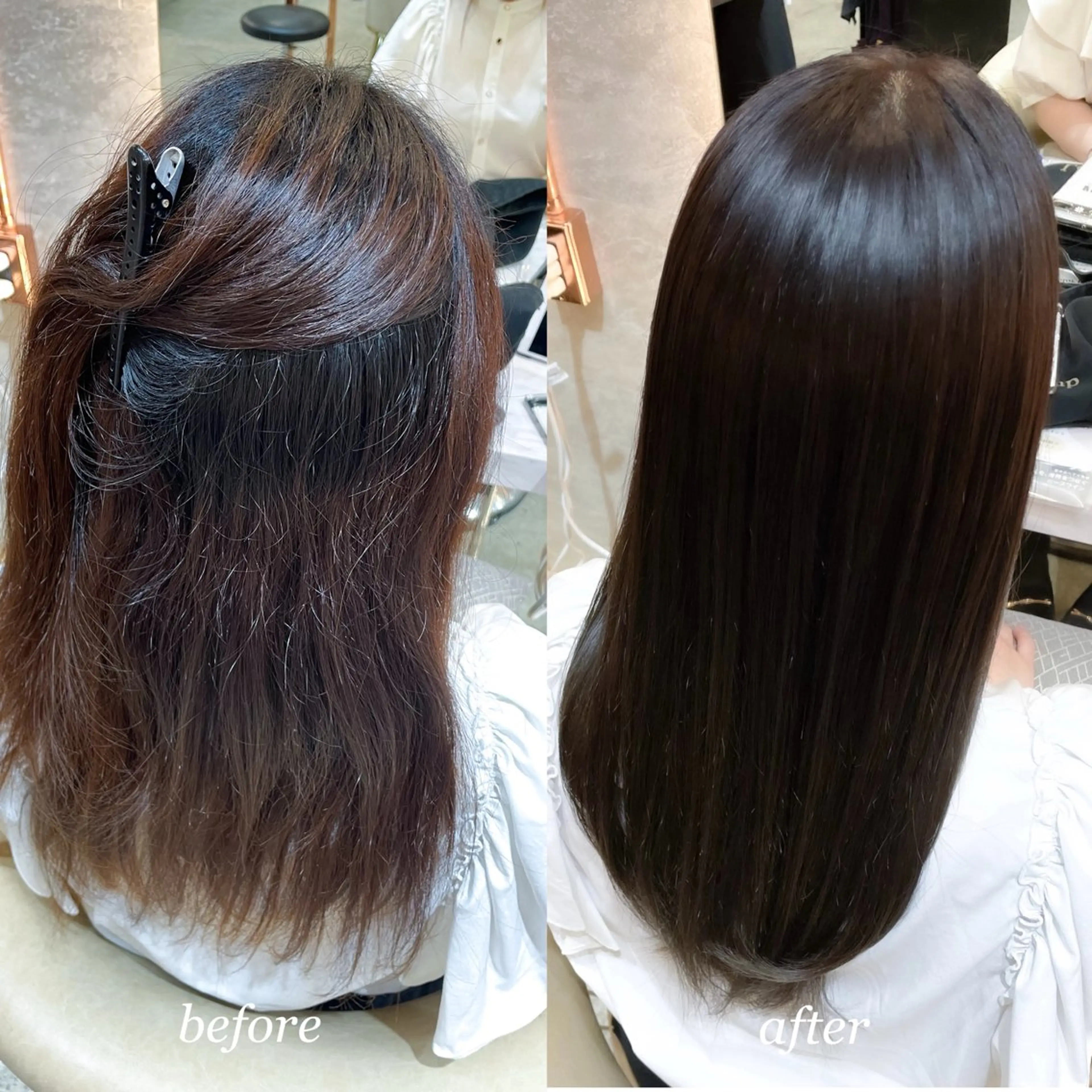 ロング カラー 透明感カラー/韓国 レイヤーmomokaのヘアスタイル