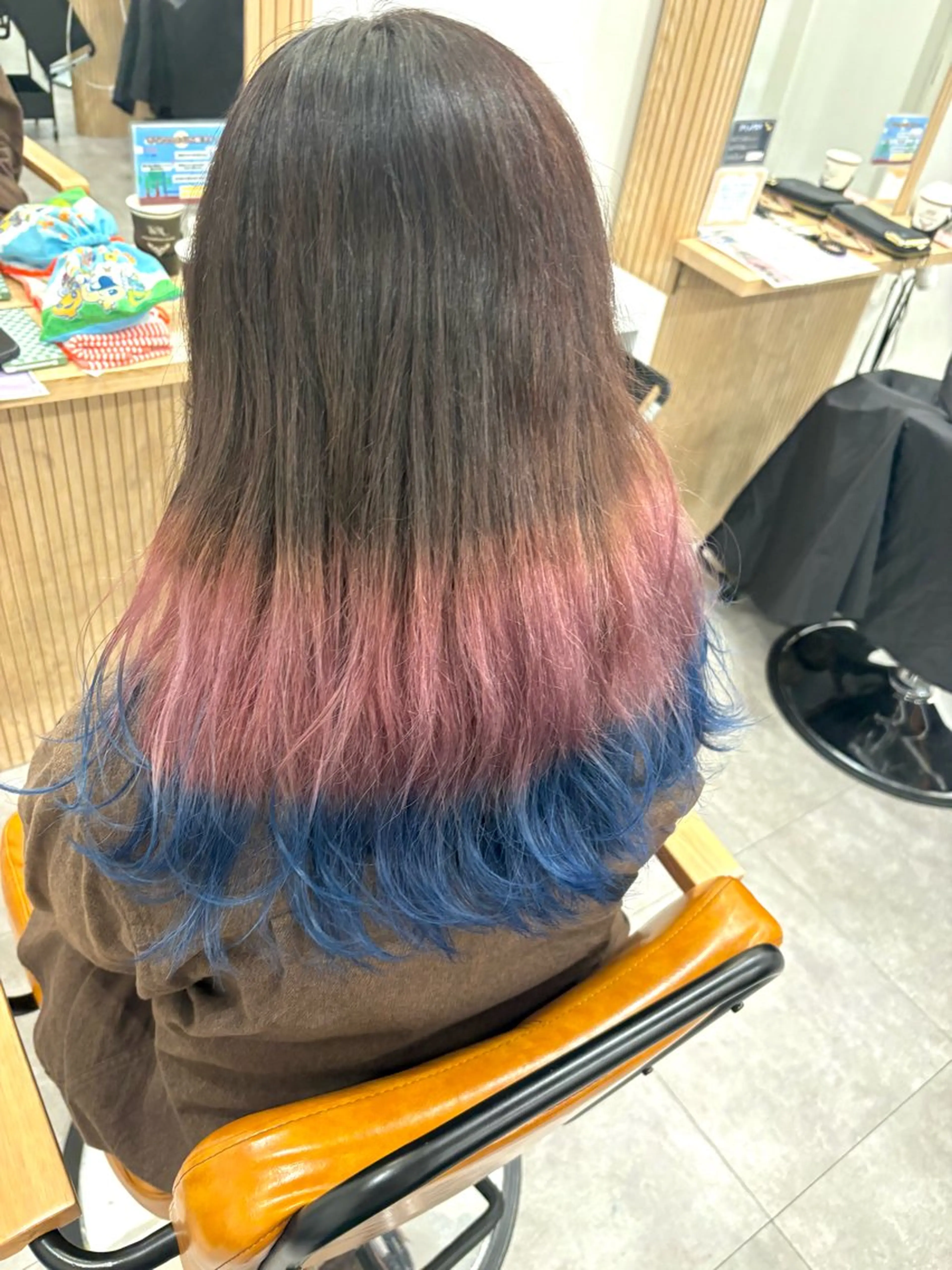 ロング カラー ヘアカラー SHIAN【シアン】 🍒ゆな🍒のヘアスタイル