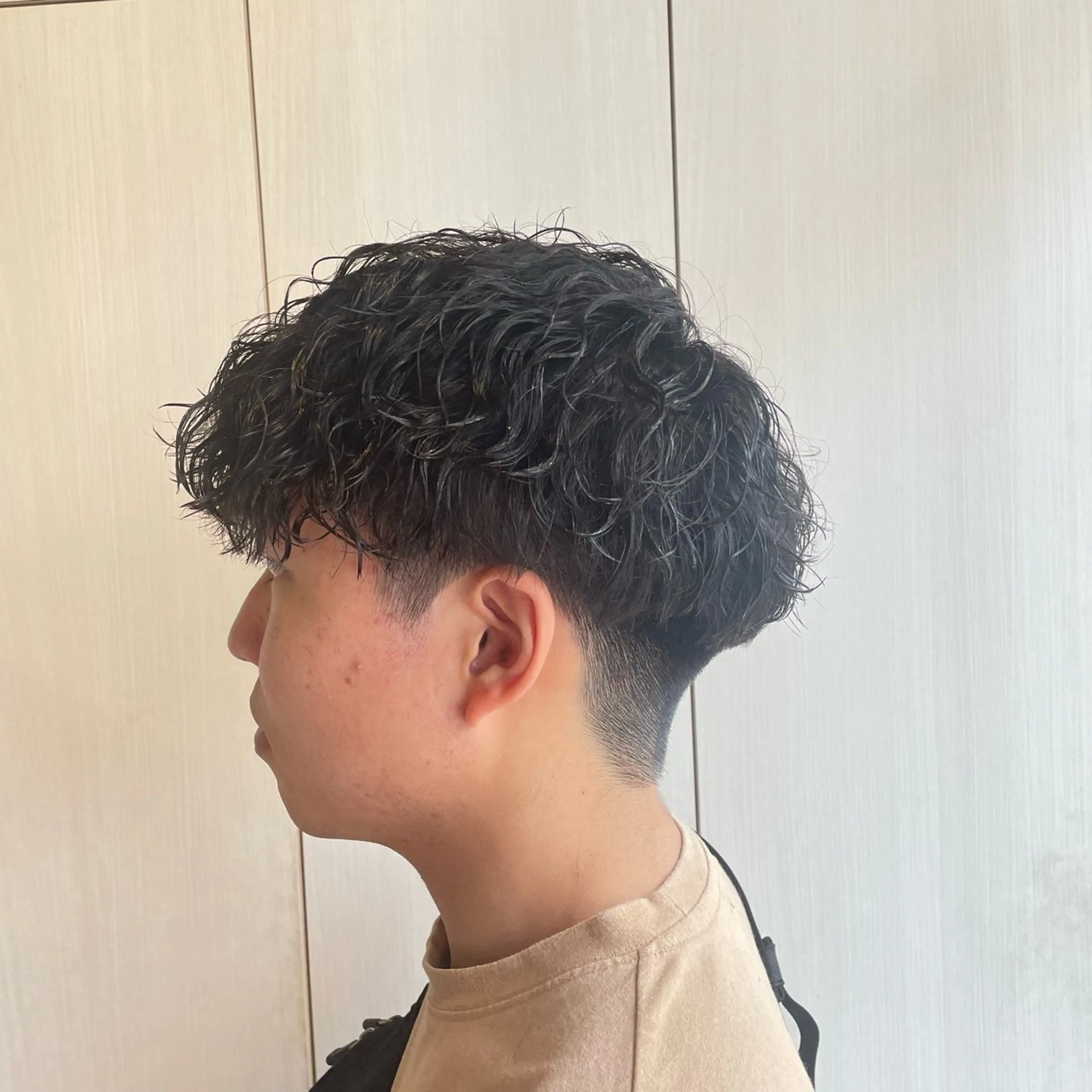 メンズカット＋パーマ＋頭皮マッサージの写真