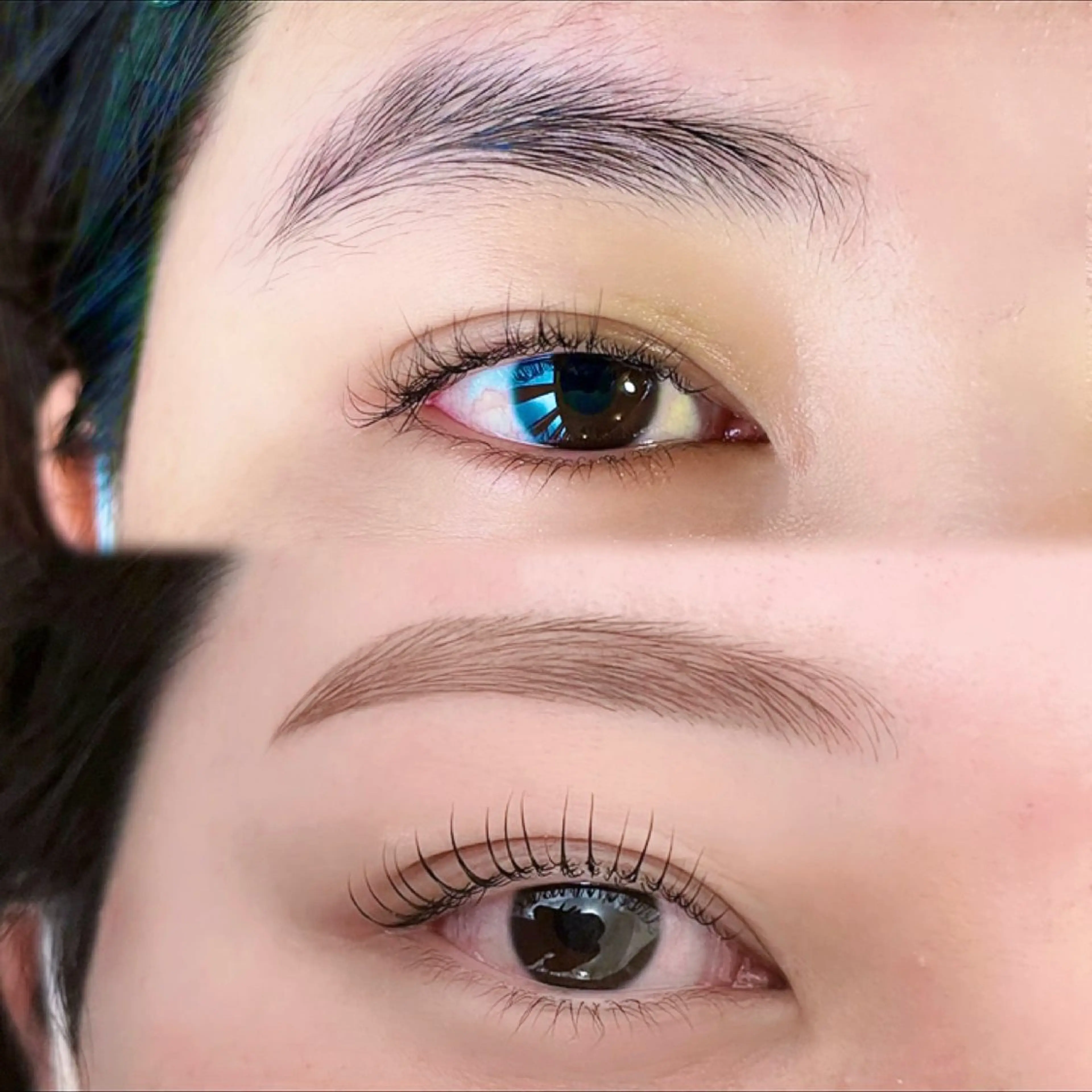 垢抜け最強セットメニュー🪄︎︎アイブロウスタイリング×まつ毛パーマ(パリジェンヌ)の写真