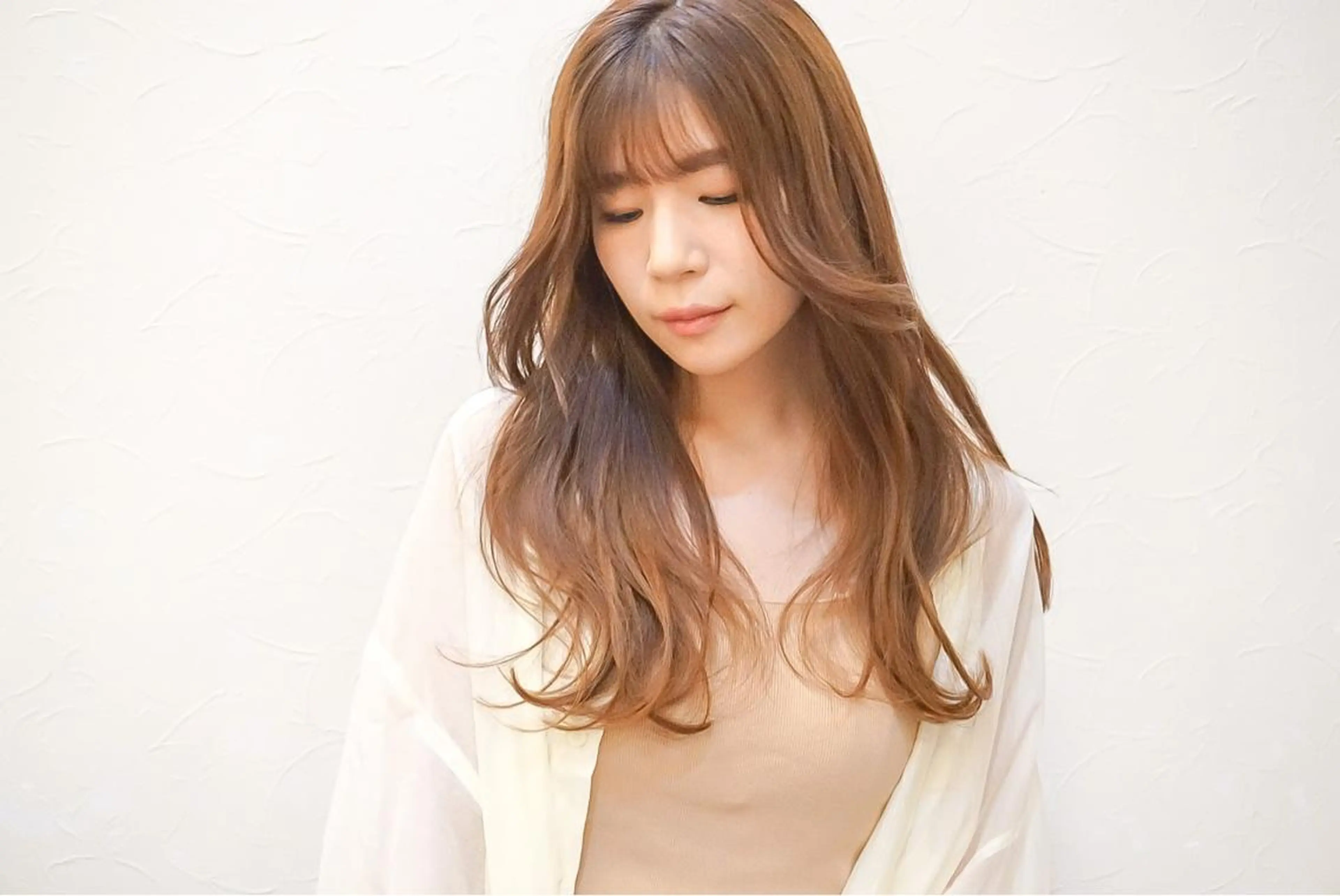 ロング ヘアアレンジ 韓国風ヘア SHANTi 飯塚 ヘアセット/髪質改善のヘアスタイル