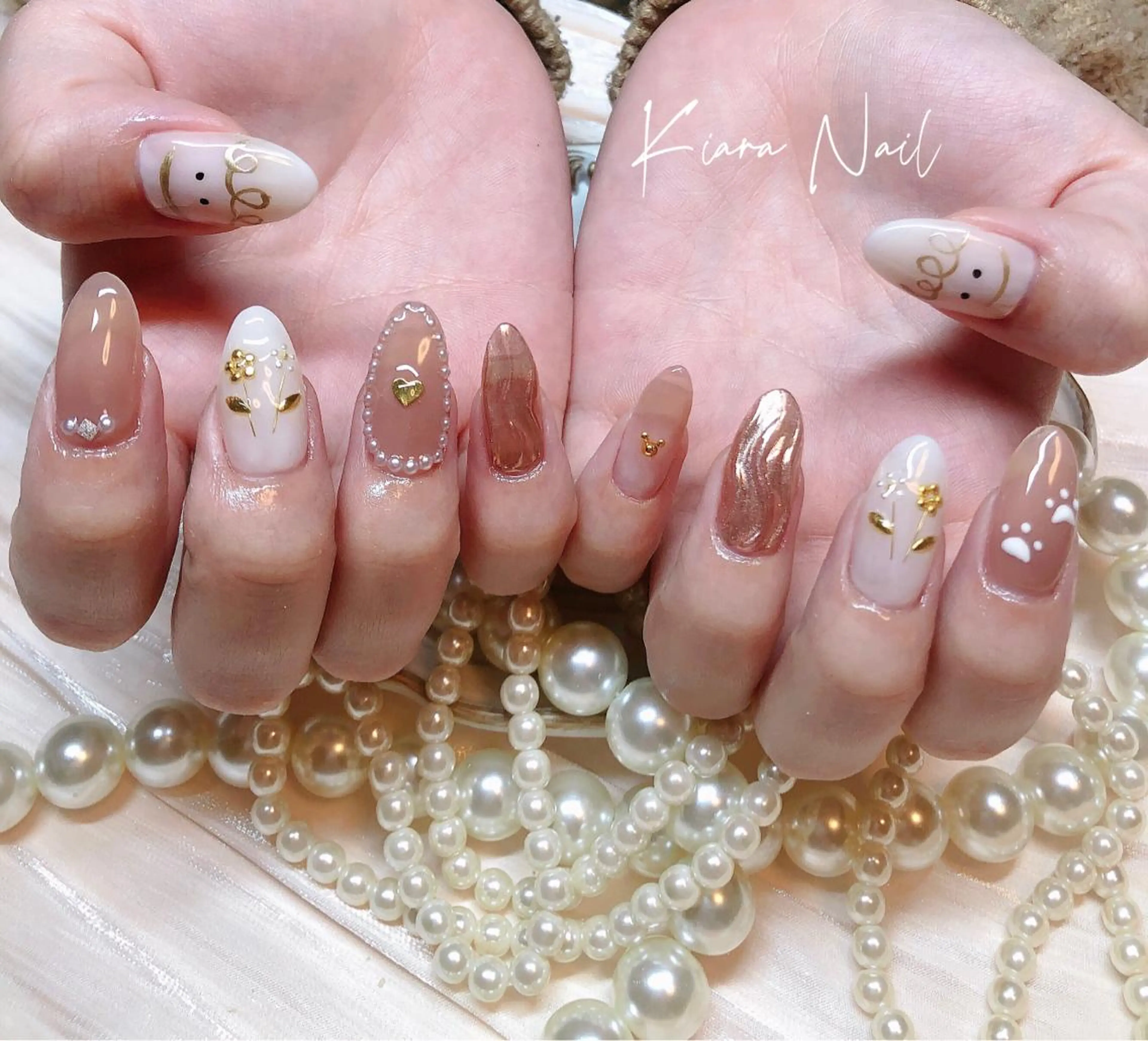 ネイル アートネイル 持ち込み 🍭Kiara Nail🍭のネイルデザイン