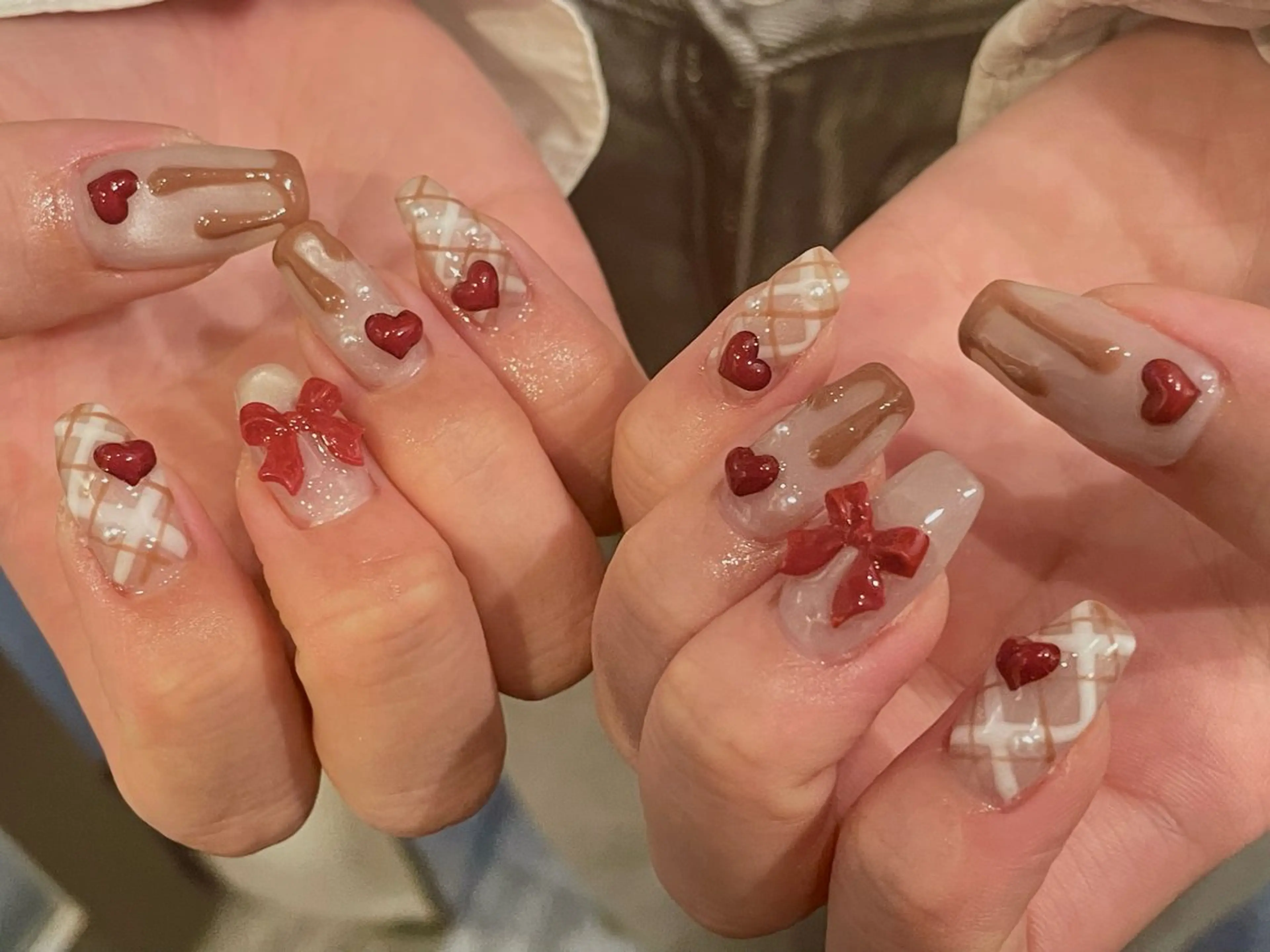 ネイル 持ち込み バレンタイン ハンドネイル nailsalon Moa所属・nonoka 💕のその他イメージ