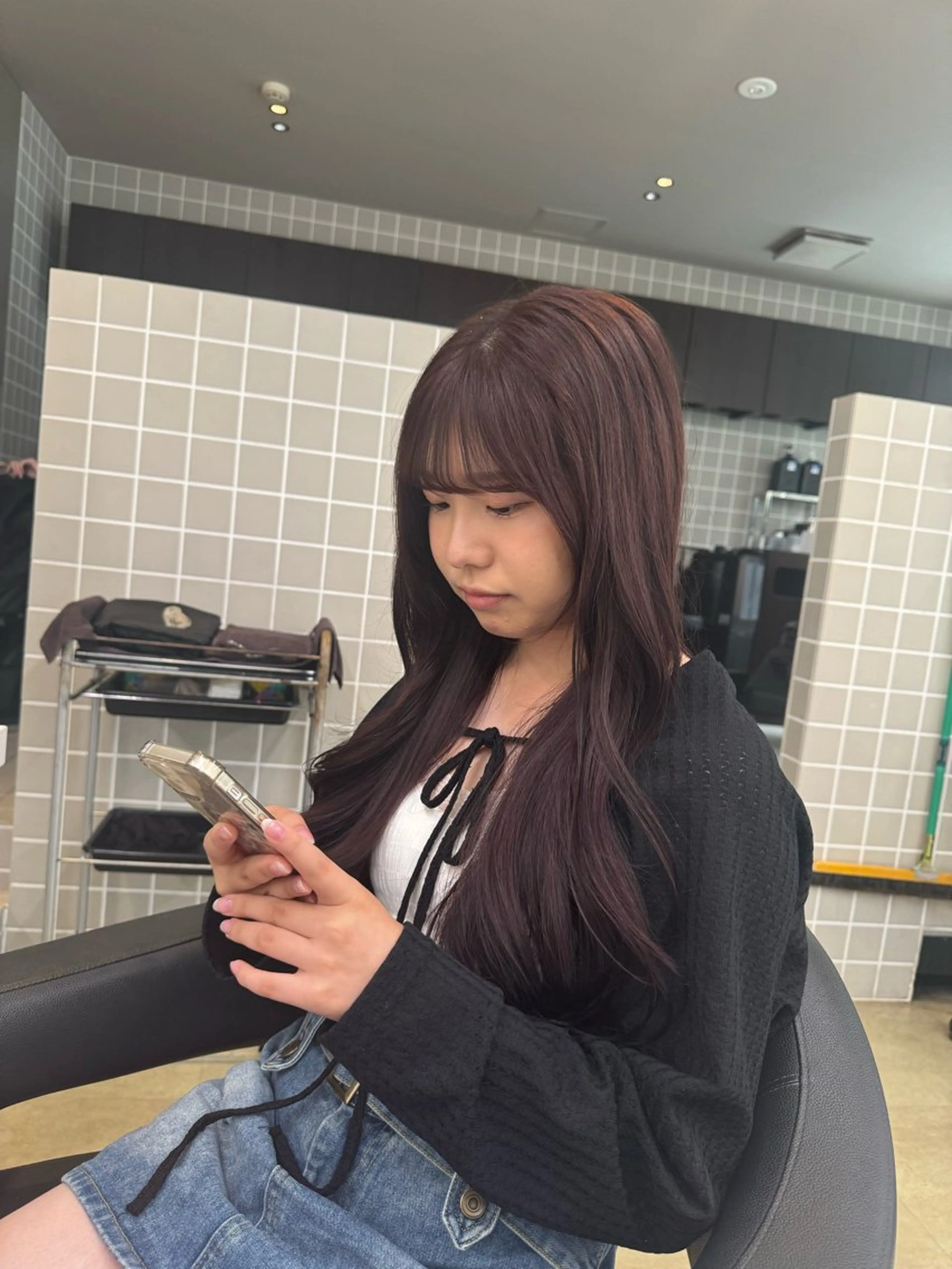 ロング カラー パーマ ヘアアレンジ メンズ キッズ 🩰トレンド垢抜け ヘアUNITED🩰のヘアスタイル