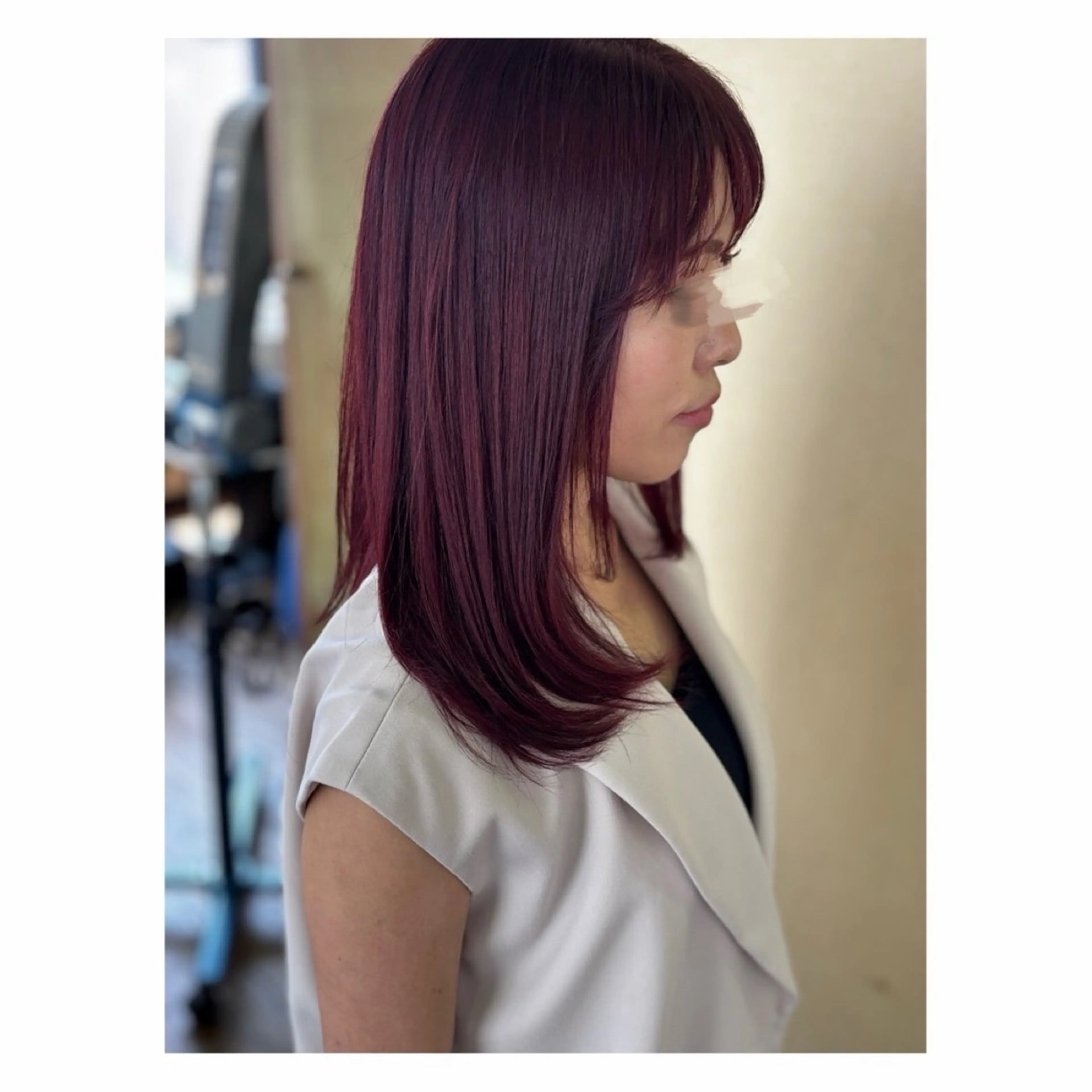 セミロング レイヤーカット cmake所属・. kanokoのヘアスタイル