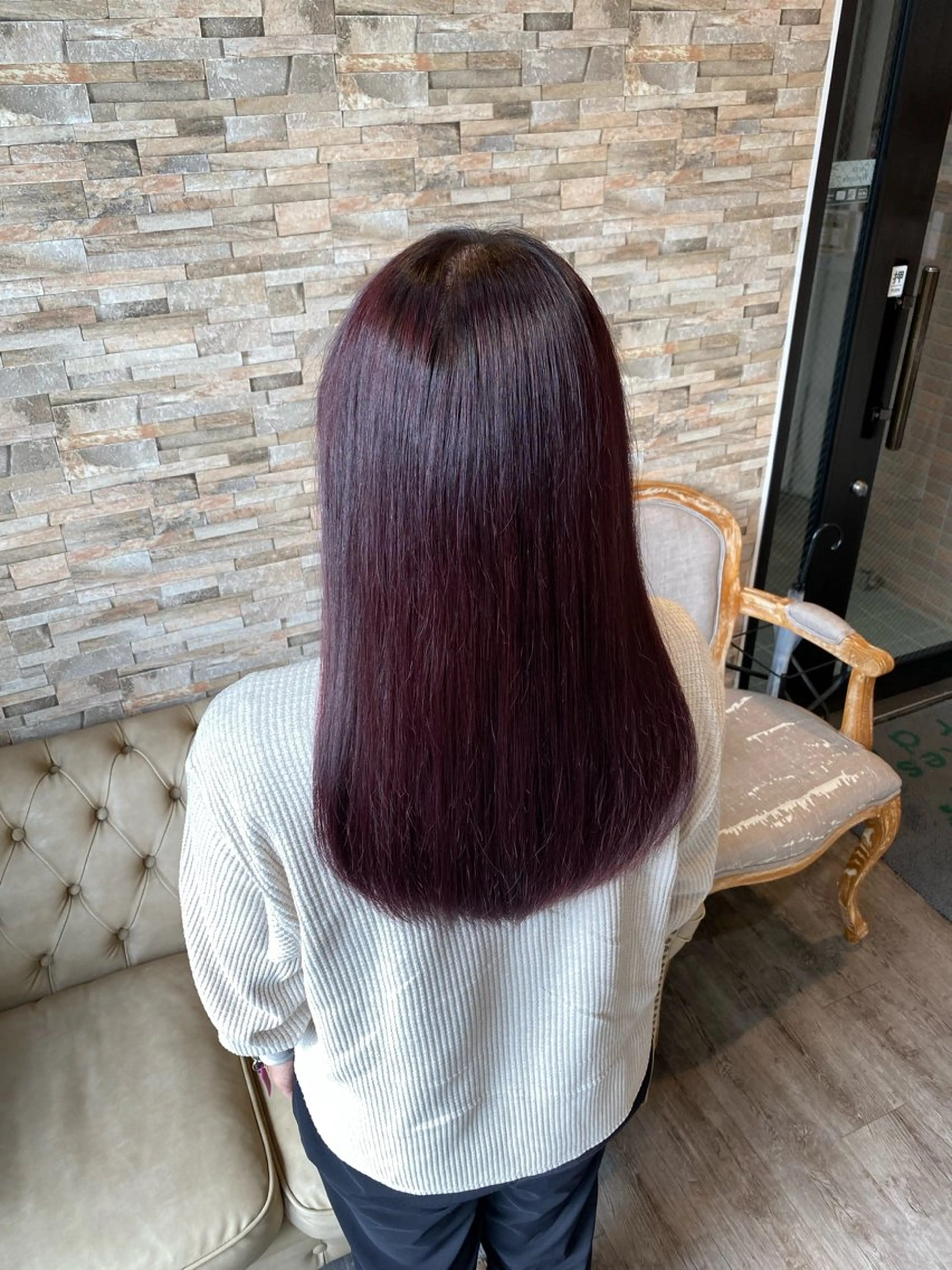 カラー ブラウンカラー ピンクカラー ヘアカラー サイトウ 南柏のヘアスタイル