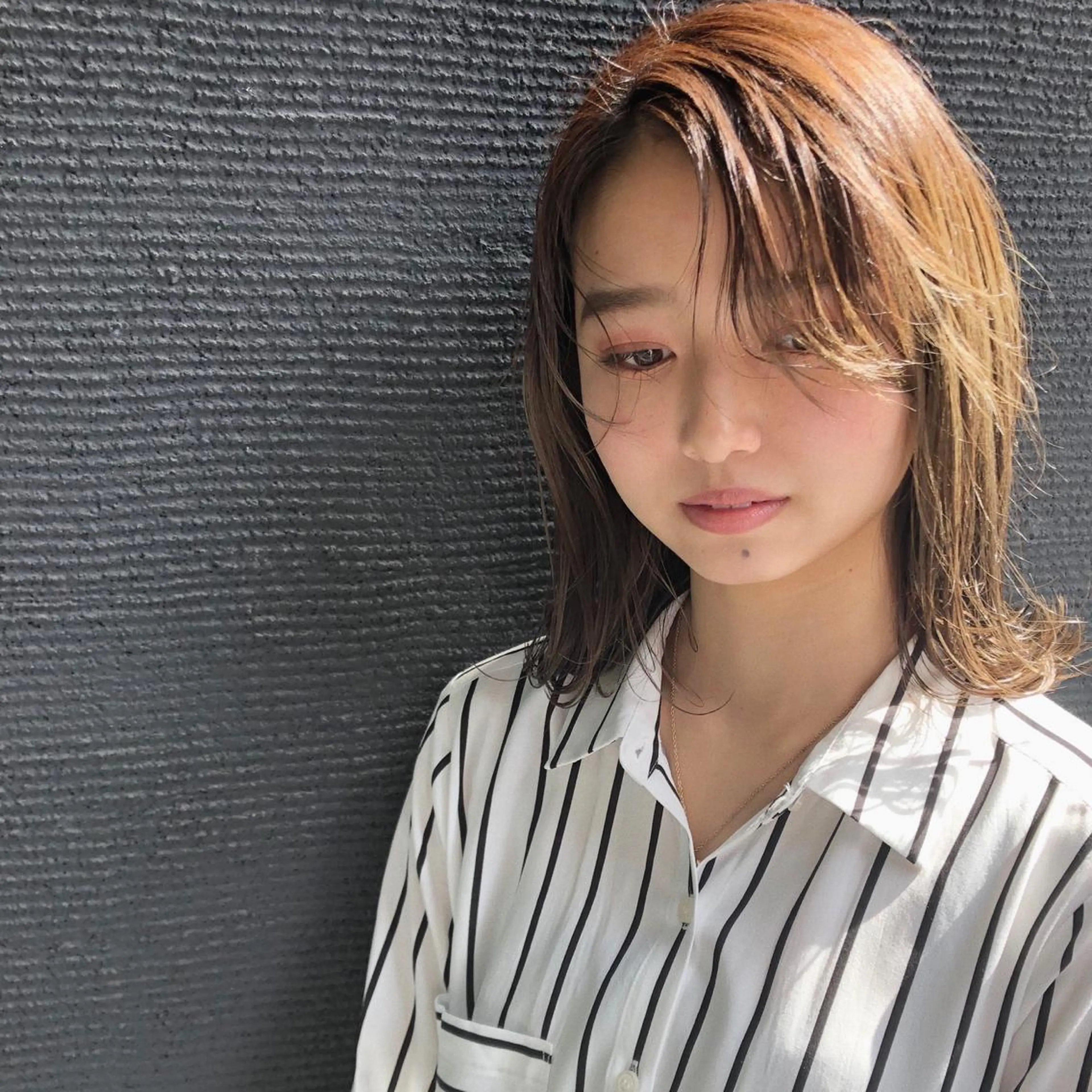 ミディアム 冨木 雄斗のヘアスタイル