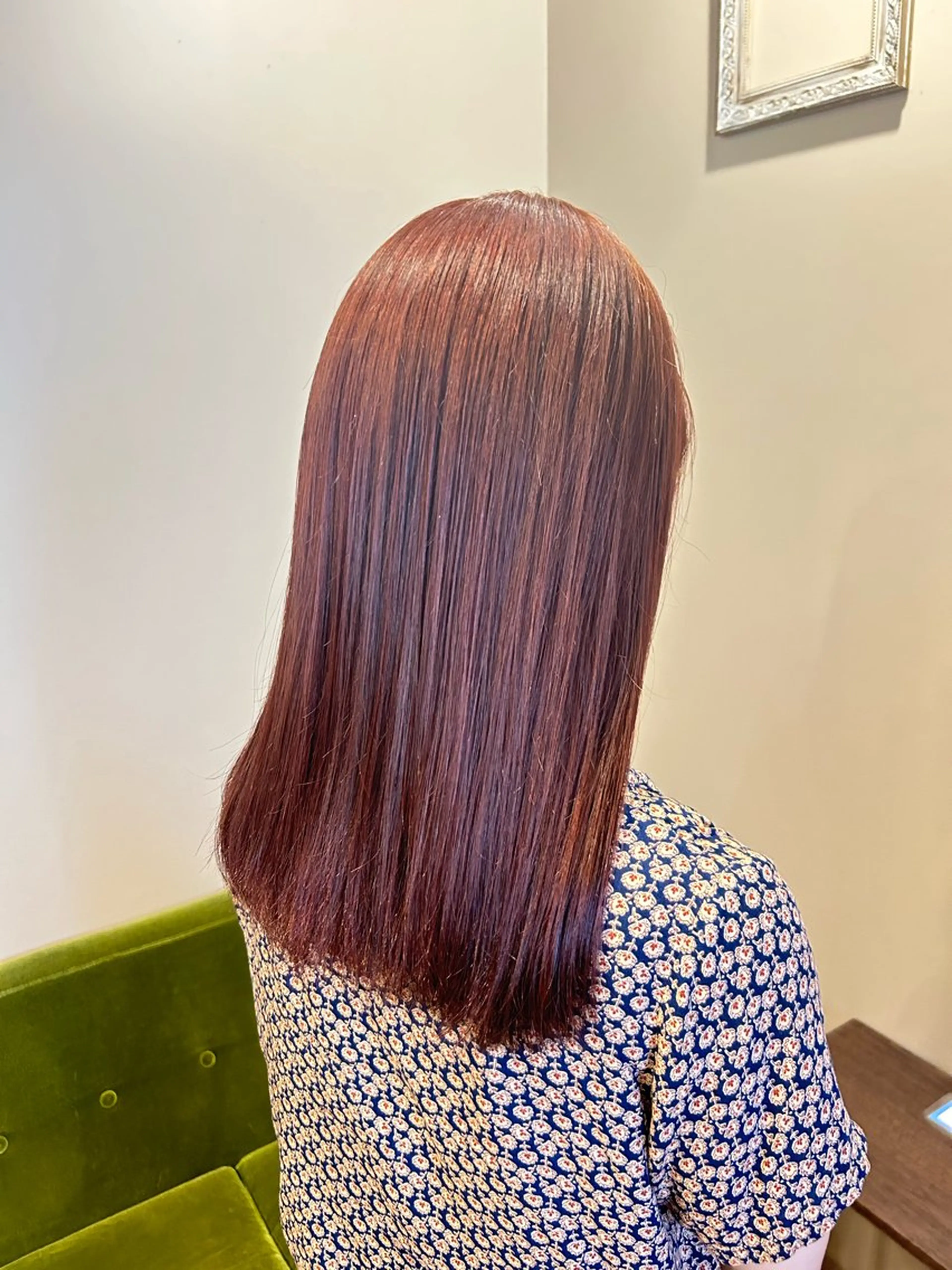 セミロング カラー 髪質改善×ケアブリー チ特化【ケンタ】のヘアスタイル