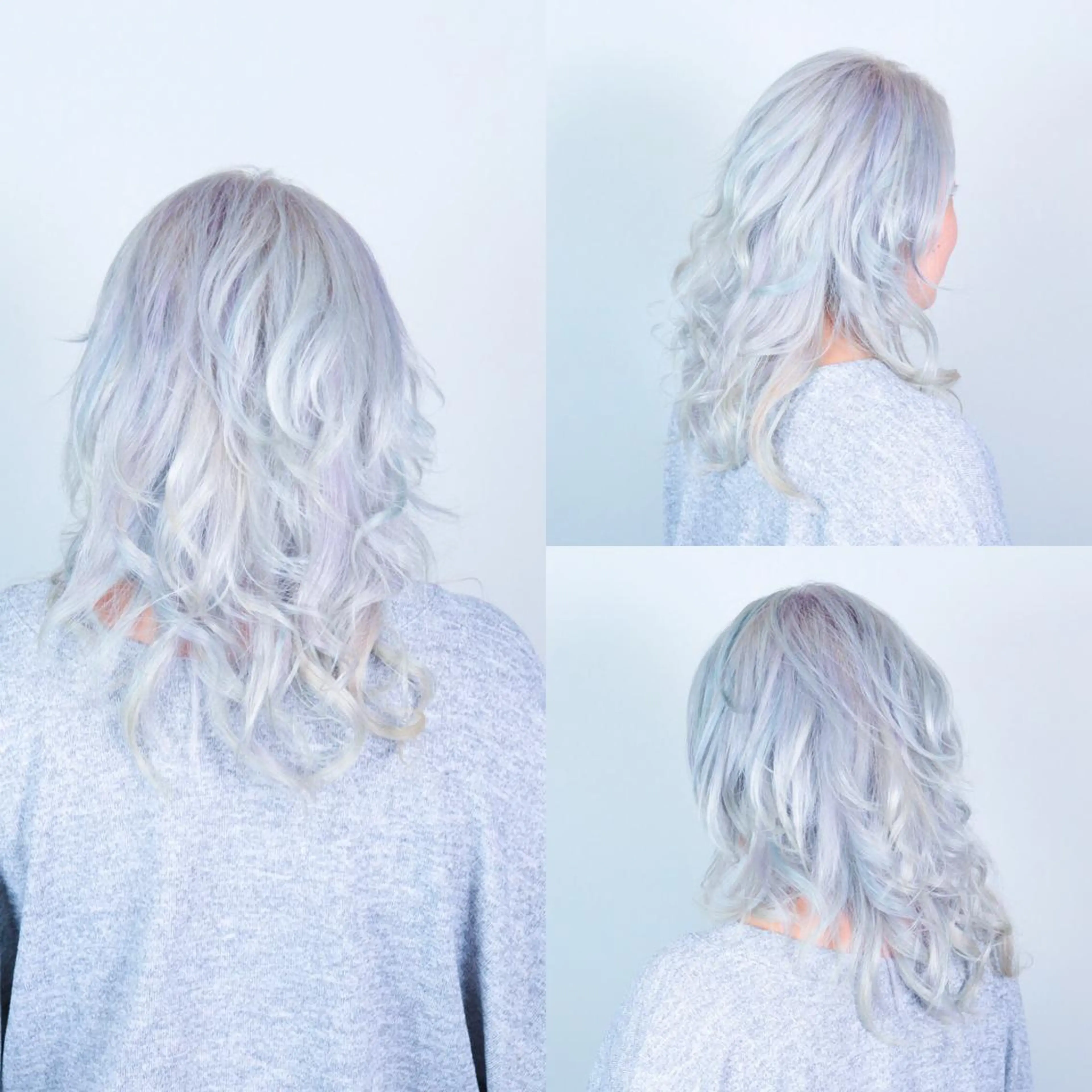 ミディアム カラー ブリーチ ケアブリーチ ハイトーンカラー ユニコーンカラー トリートメント ヘアカラー 今泉 周のヘアスタイル