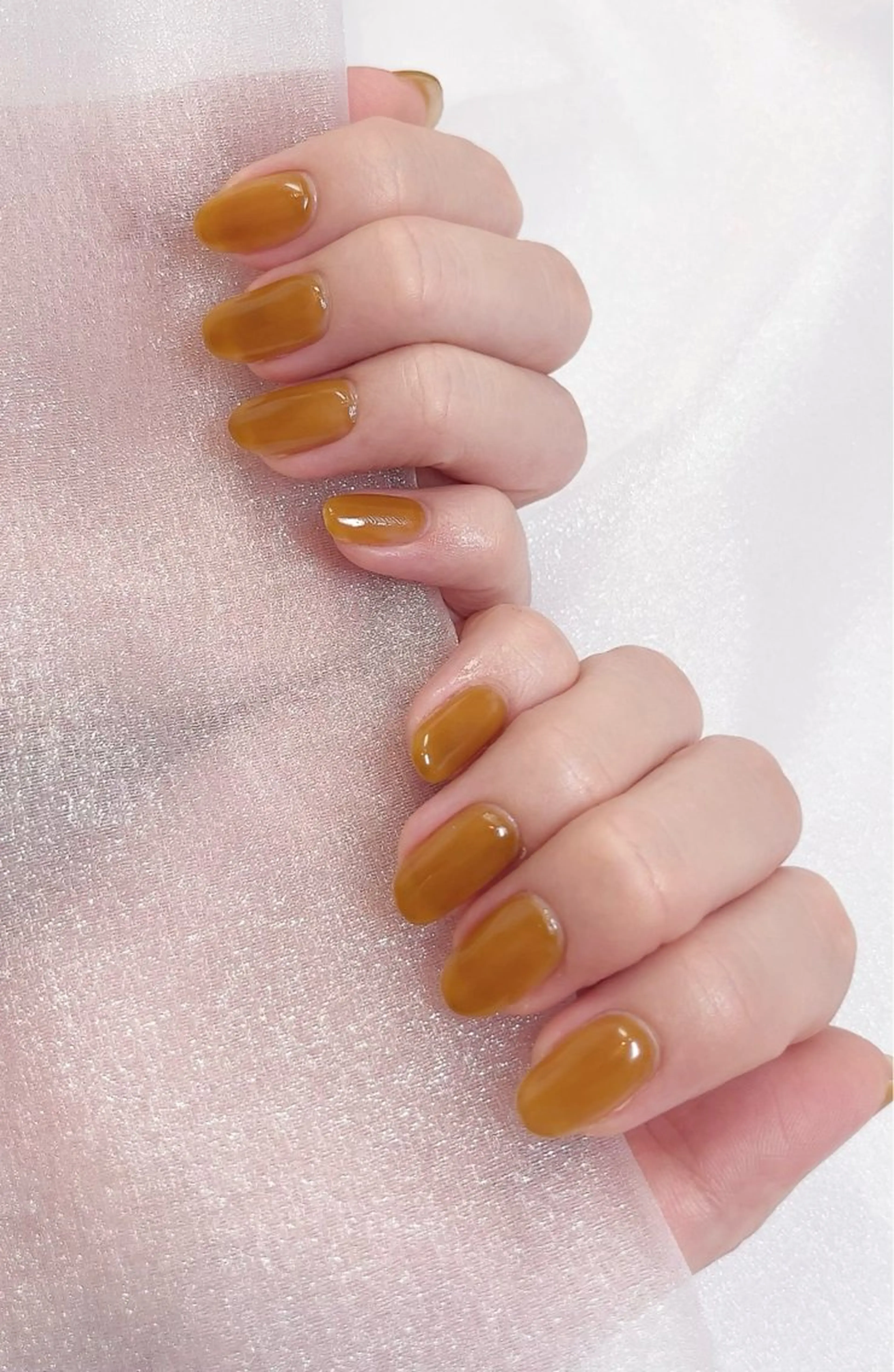 ワンカラー、ラメグラ(ソフトジェルオフ込、フィルイン可。その他オフ別料金、パーツ除去(少量)ありは時間延長します)の写真