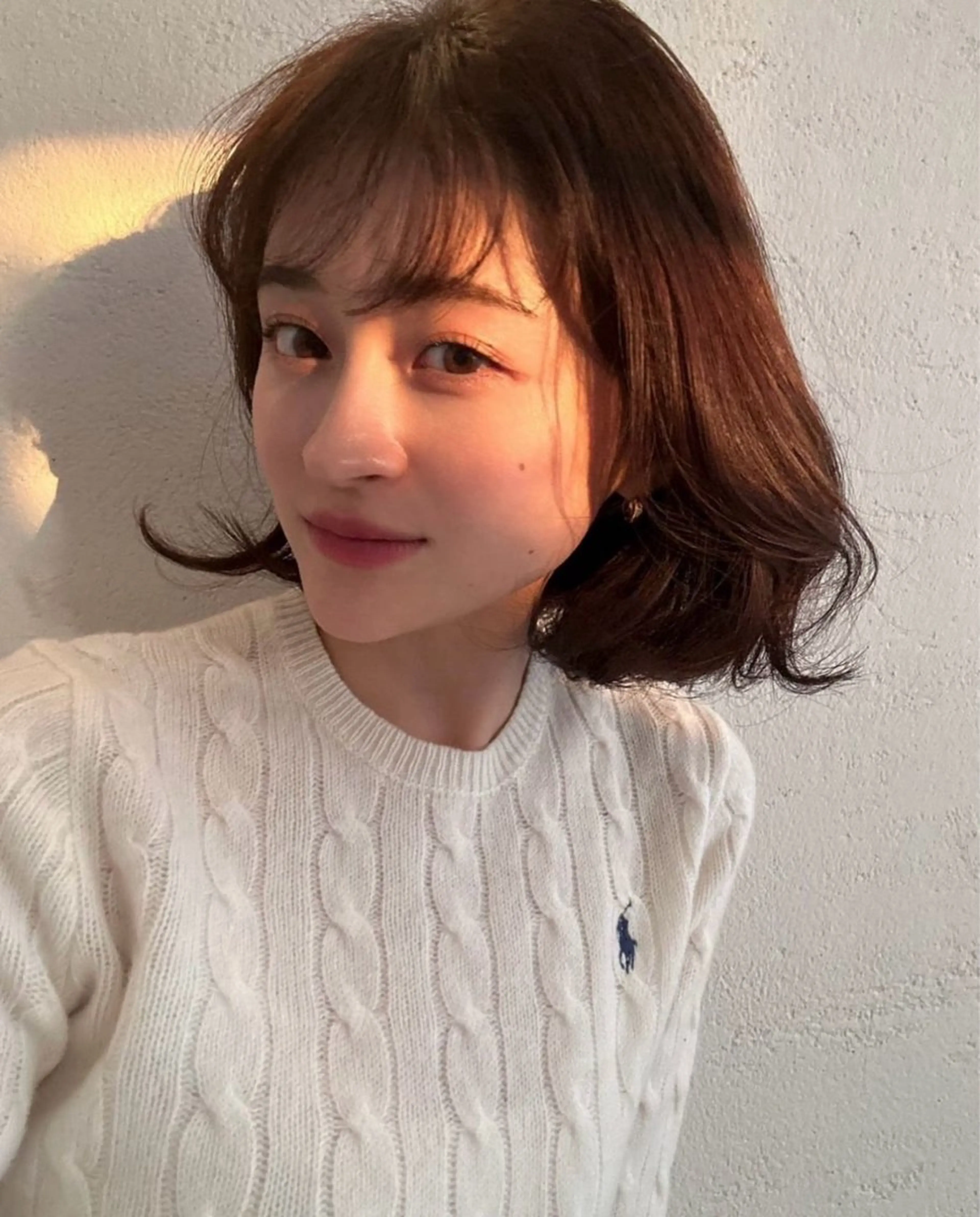 ミディアム カラー カット ヘアカラー トリートメント 似合わせカット⚪︎ ／フェイスレイヤーのヘアスタイル