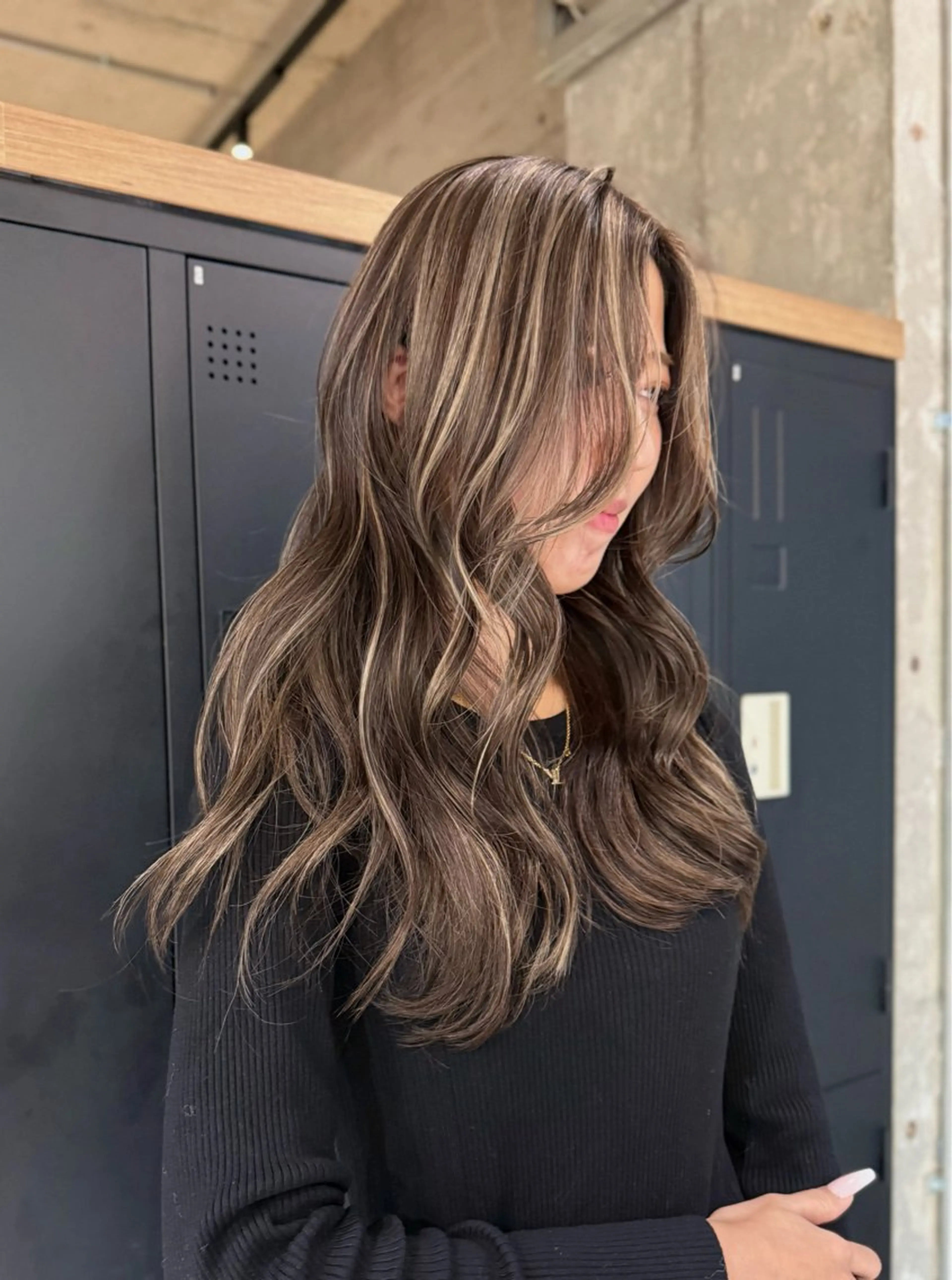 ロング 🫧ハイライトカラー 🫧 𝓜𝓘𝓤のヘアスタイル