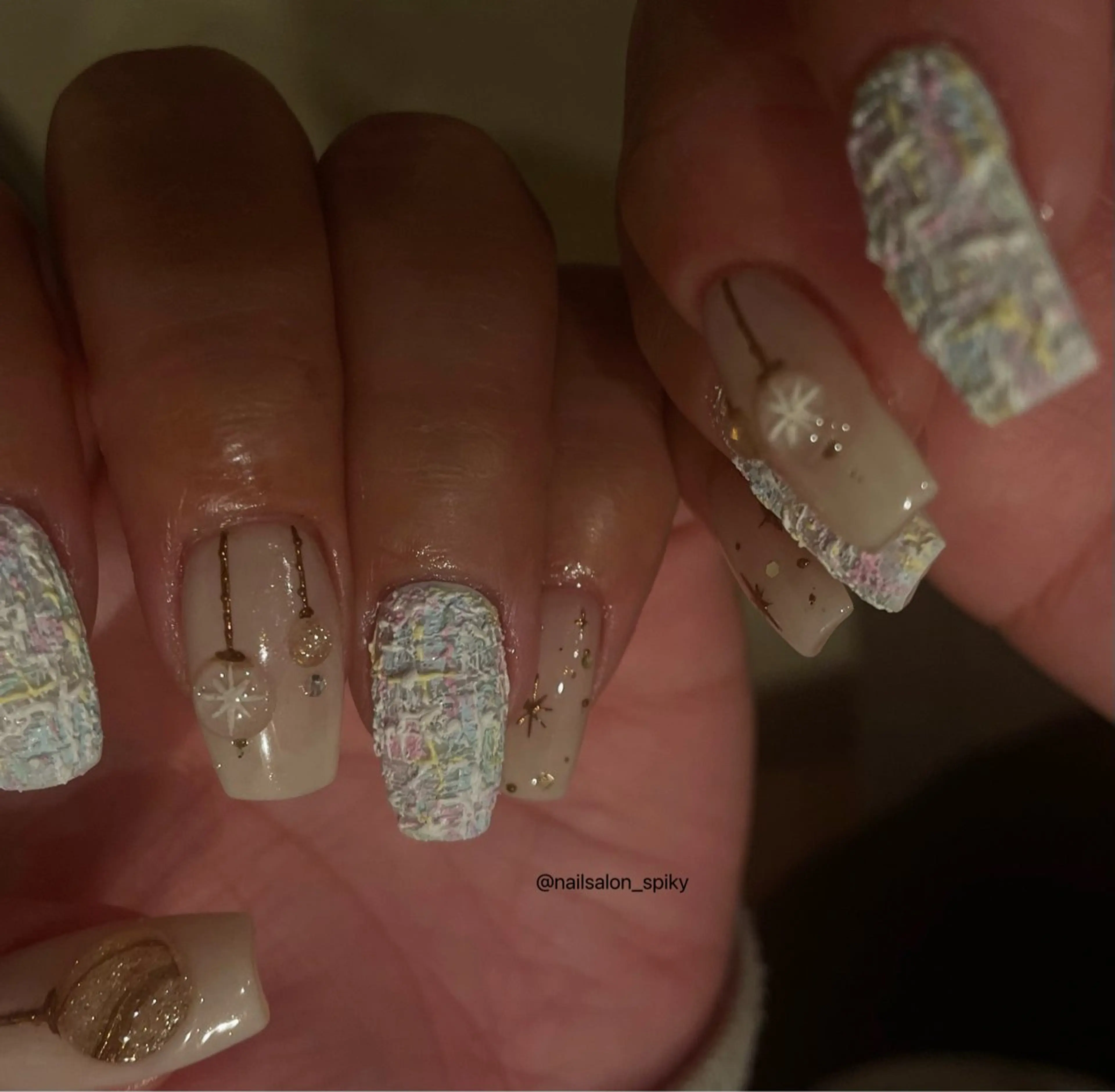 ネイル Spiky とうげ ふうかのネイルデザイン