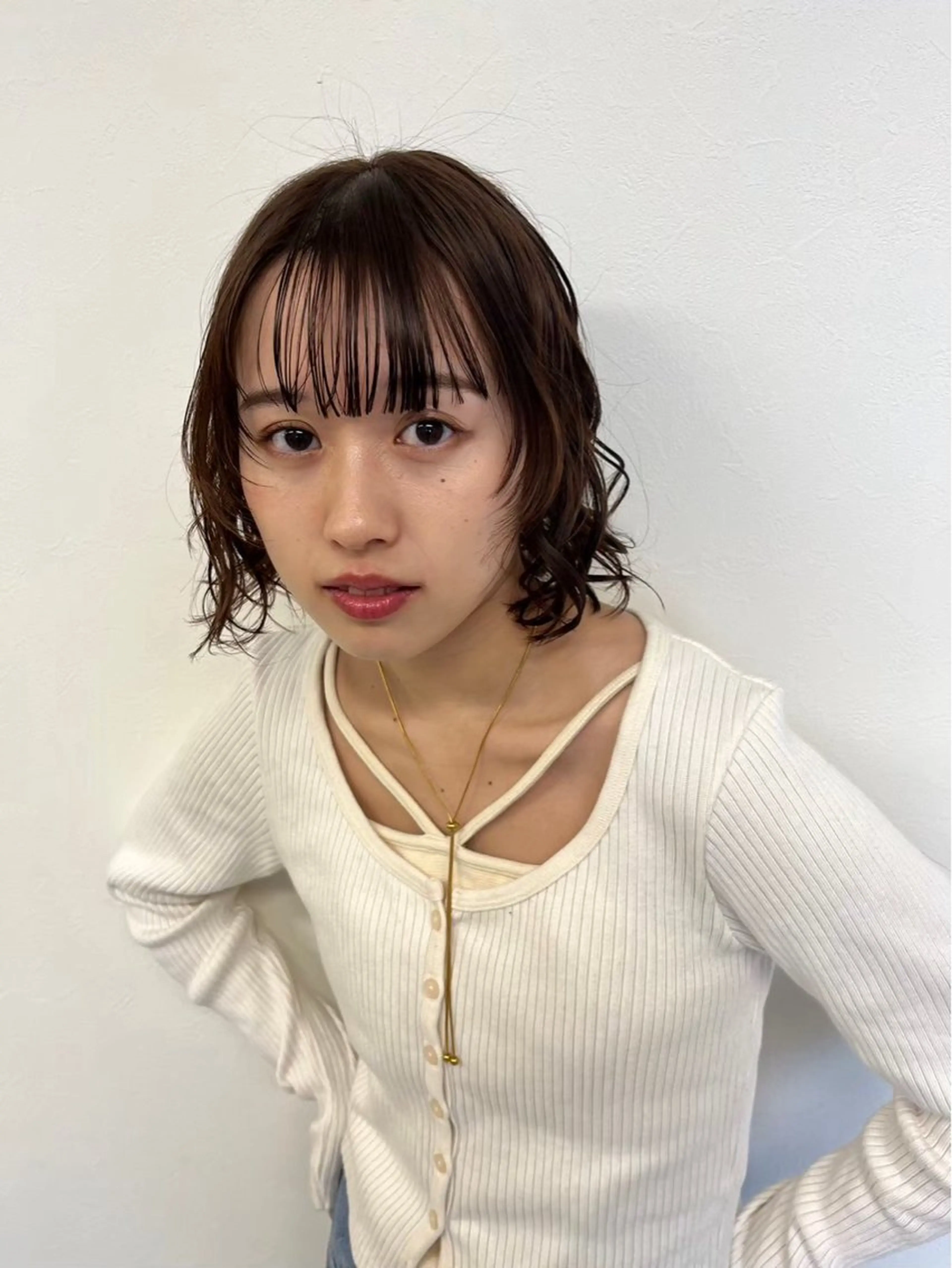 ショート パーマ 垣内 奈緒のヘアスタイル