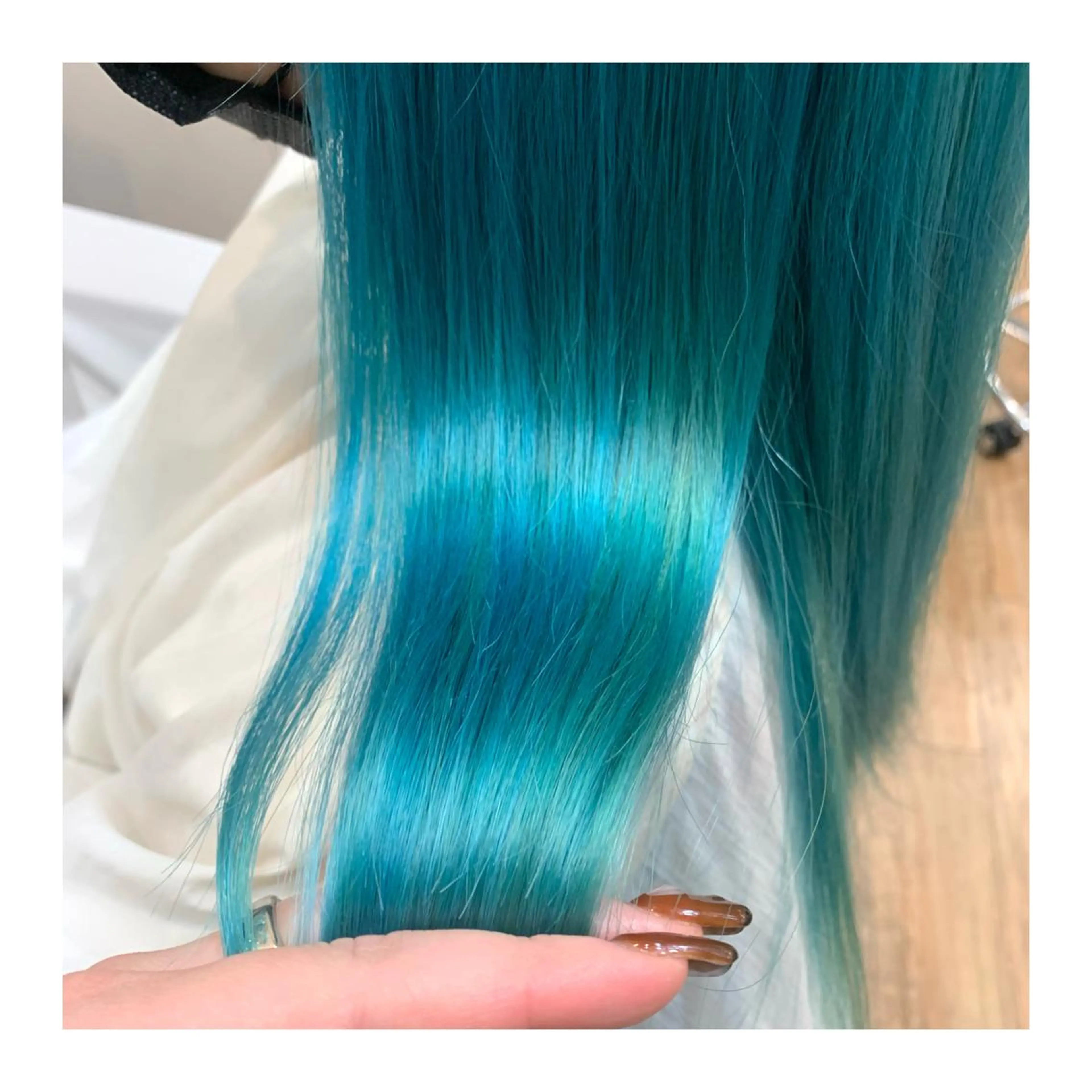 ロング カラー あべ ゆうかのヘアスタイル