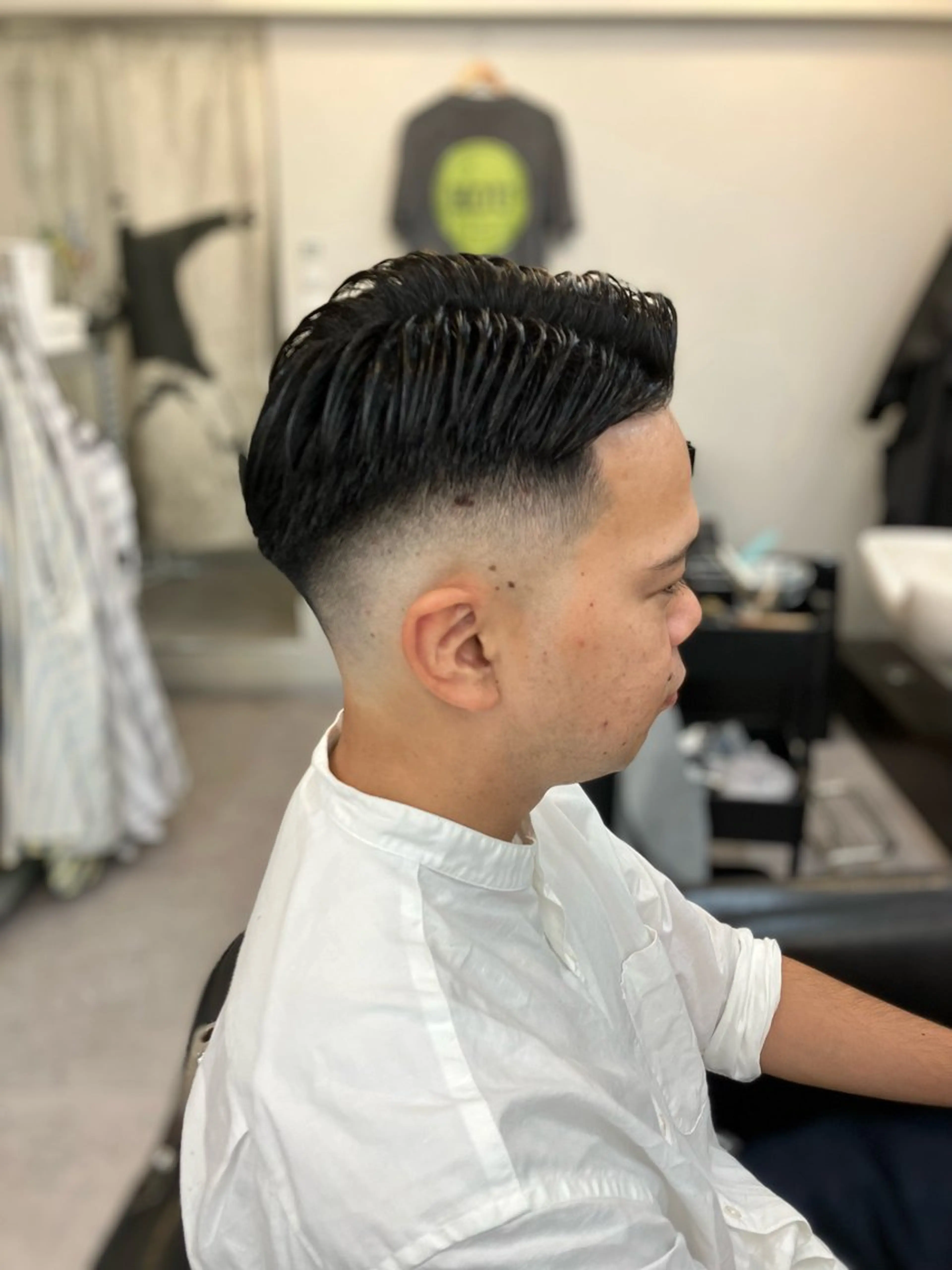 メンズ フェードカット スキンフェード Back  bone barberのヘアスタイル