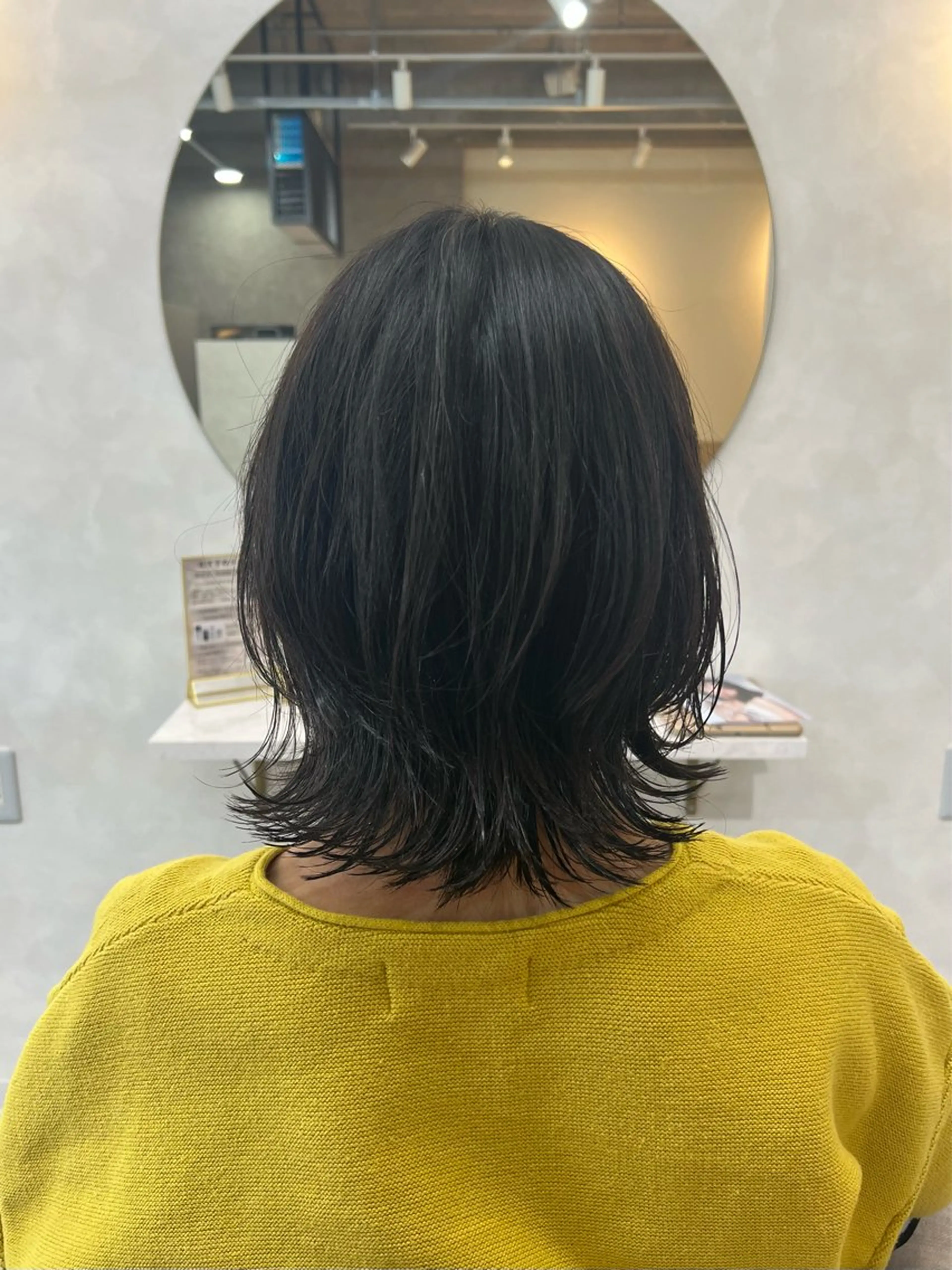 ミディアム ボブ ウルフカット ウルフボブ Lalu yutoのヘアスタイル