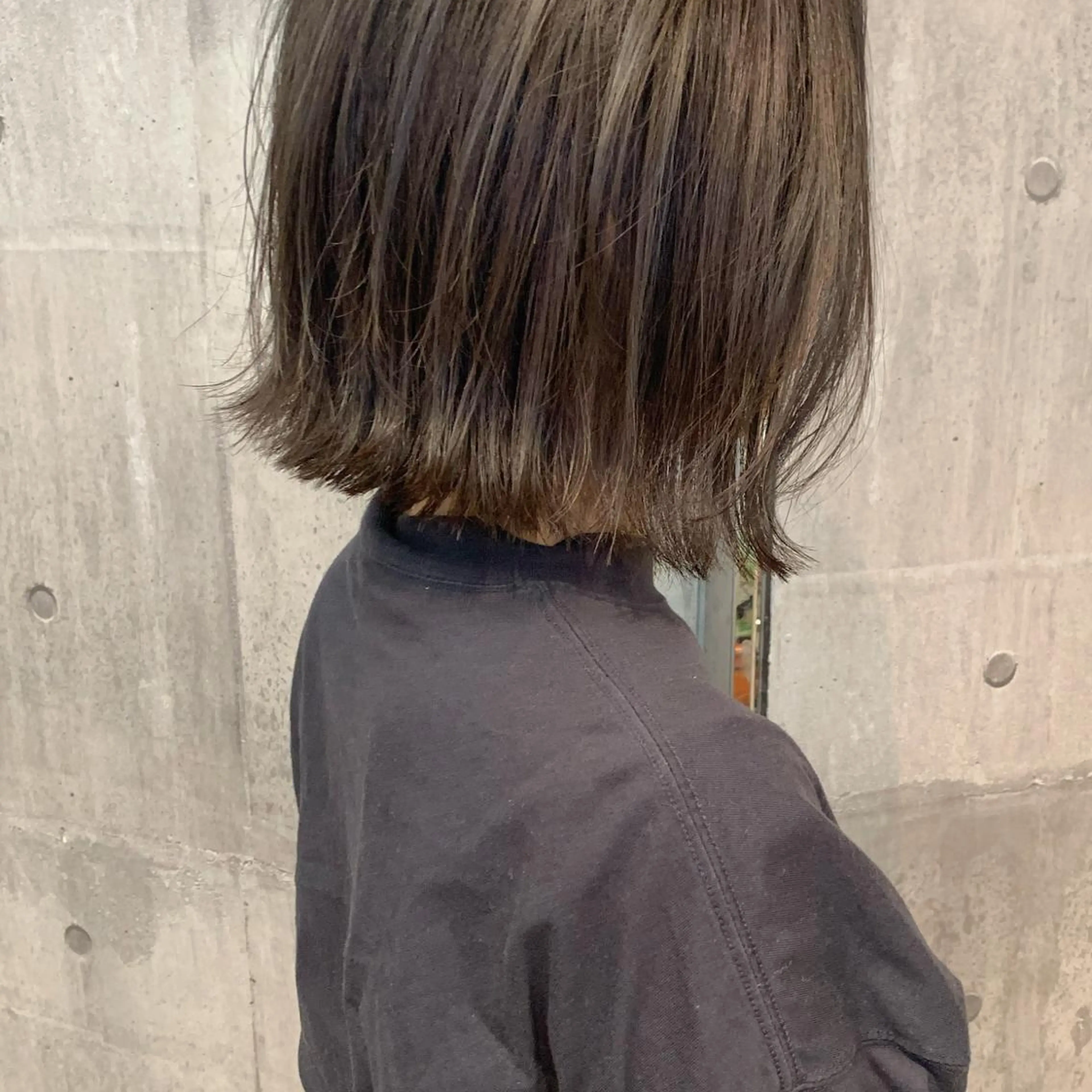 ショート カラー グレージュ ボブ ﾊｲﾄｰﾝ/ｼｮｰﾄ 村上淳乃🐥のヘアスタイル