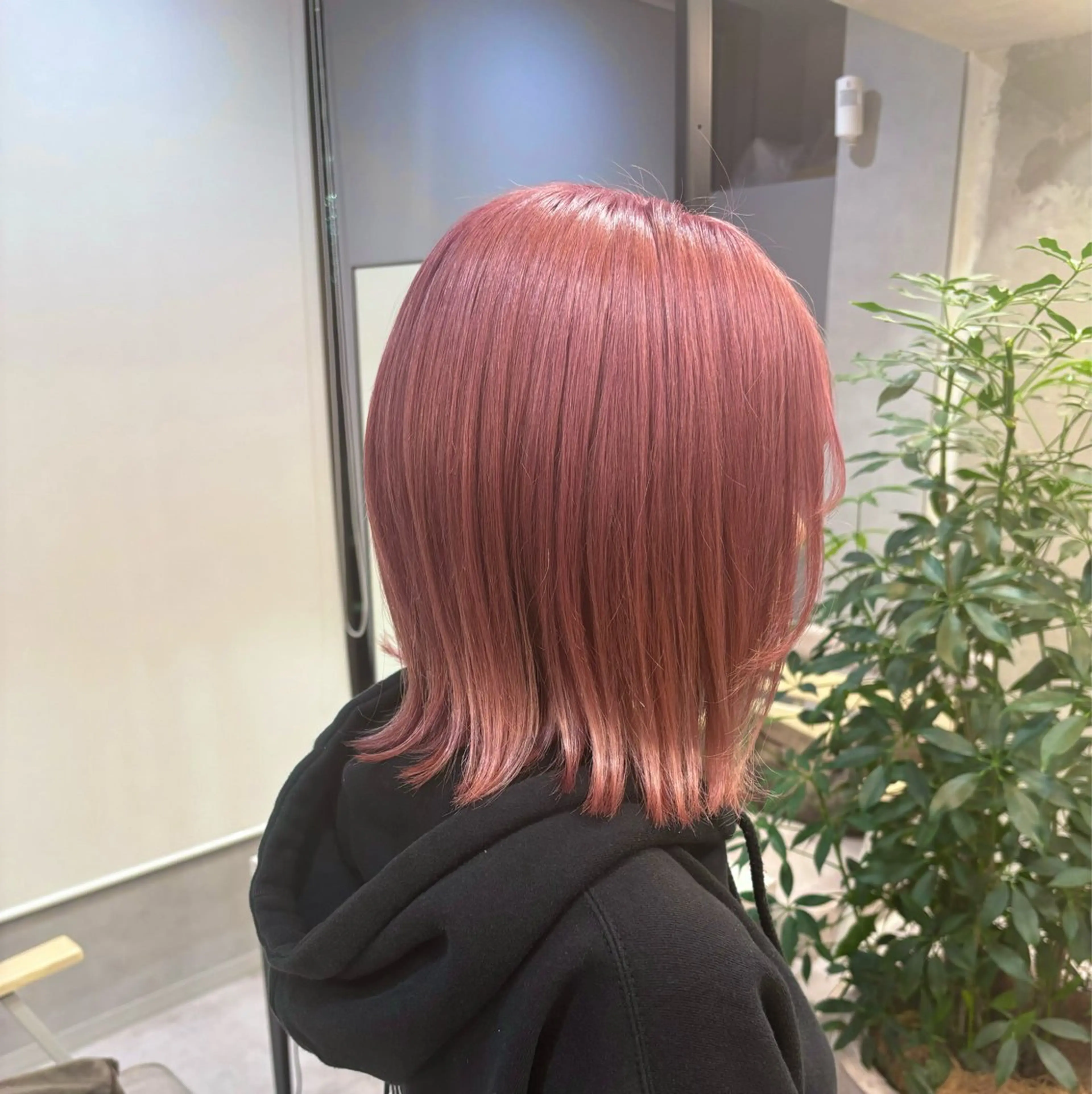 カラー ブリーチ ピンクカラー ヘアカラー 🍒サクラ🍒 /透明感カラー/艶髪のヘアスタイル