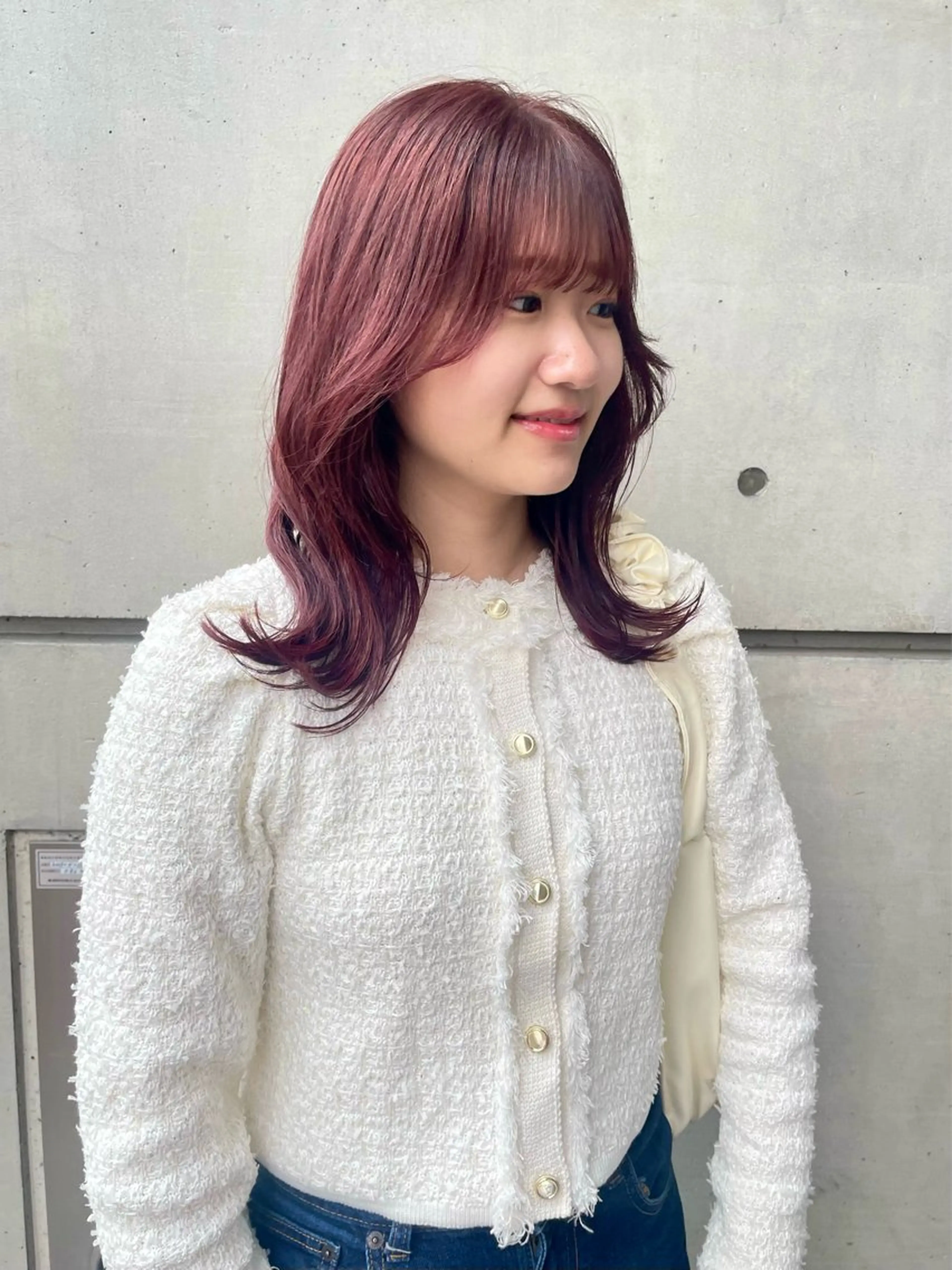 セミロング レイヤーカット yearn所属・naho✂︎bob/ layerのヘアスタイル