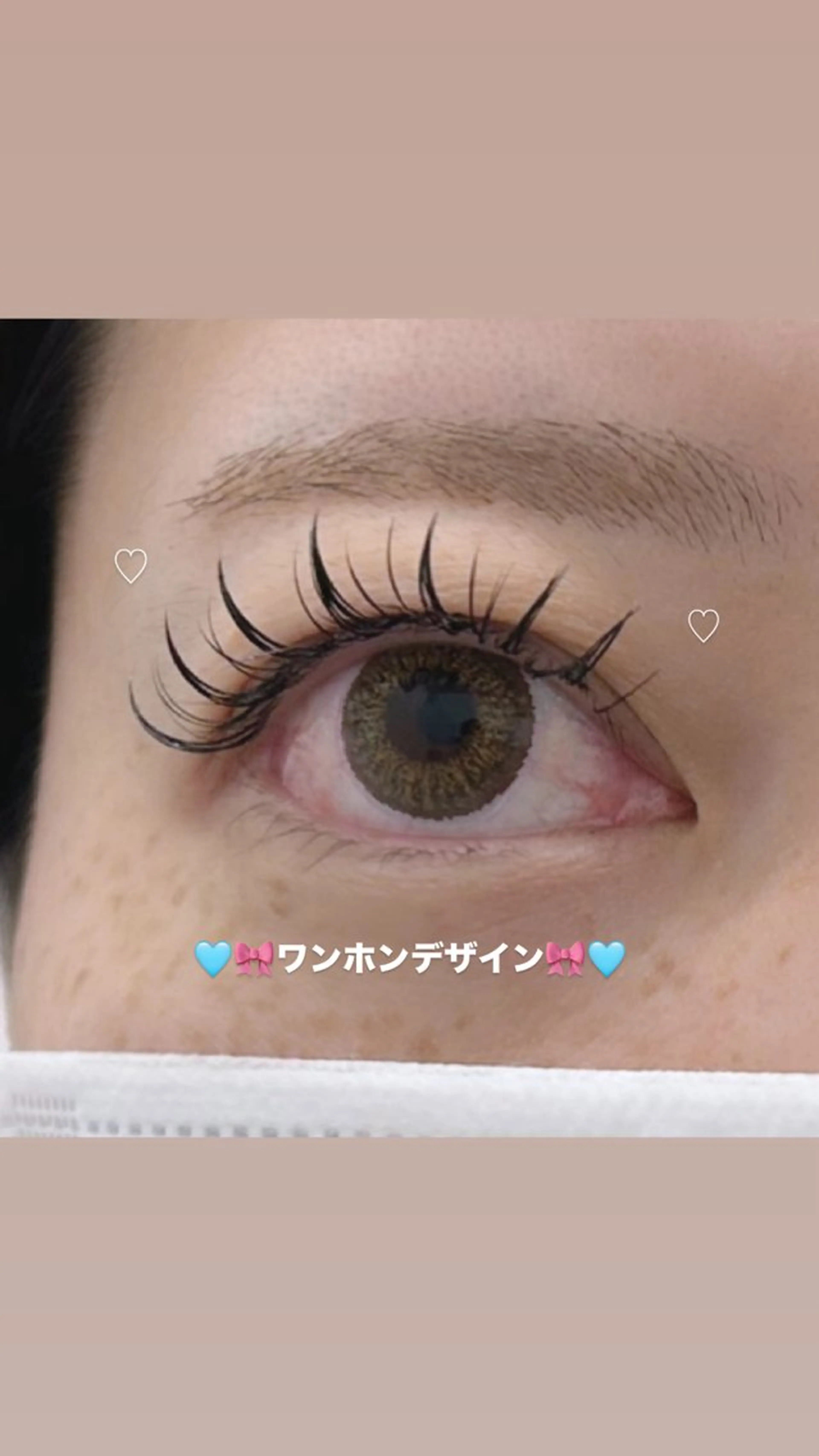 マツエク・マツパ ワンホンマツエク マツエク alushe 平井店 みゆき🍒のマツエク・マツパデザイン