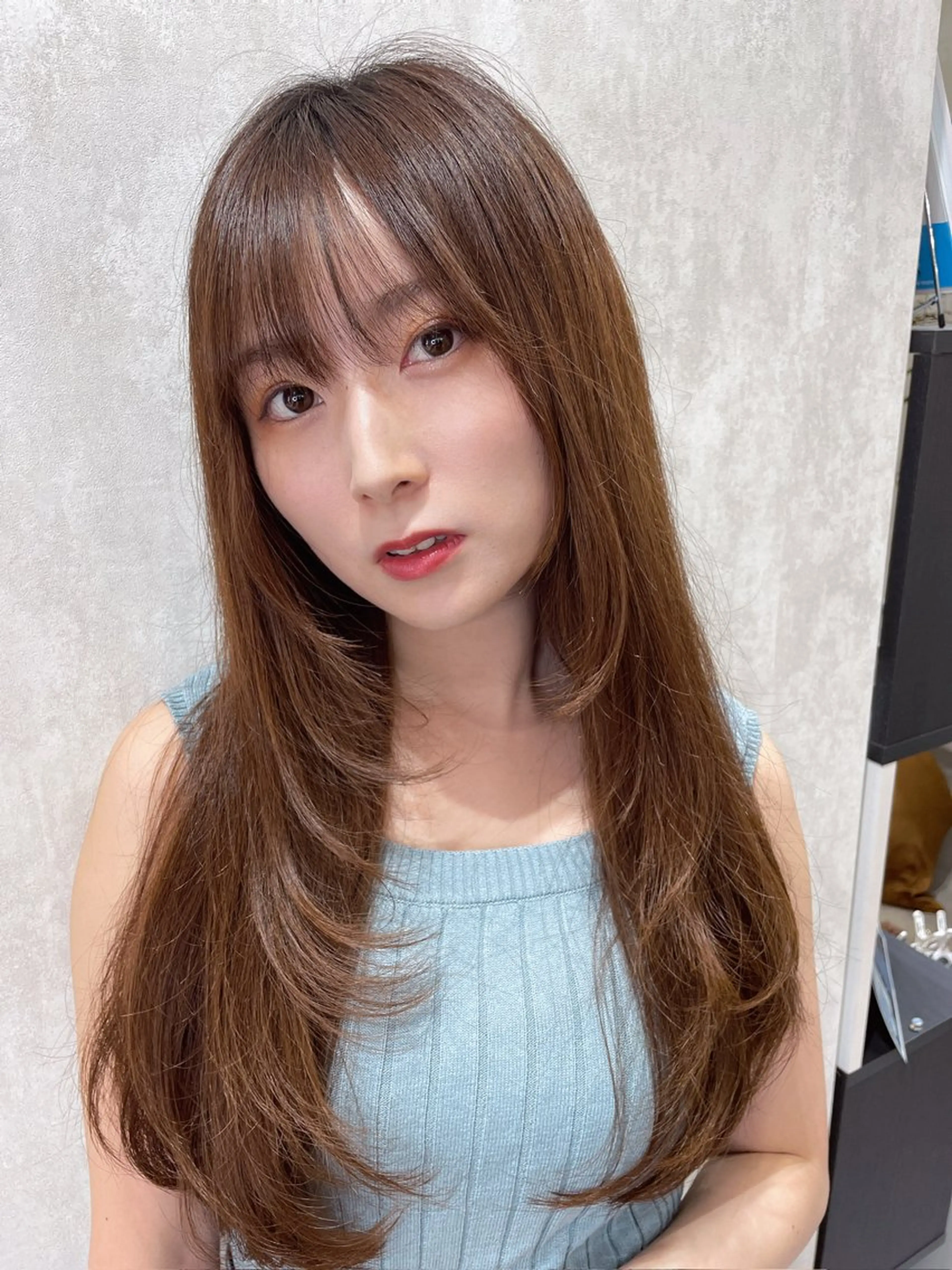 ロング 池袋/韓国/レイヤー 髪質改善/村上けいとのヘアスタイル