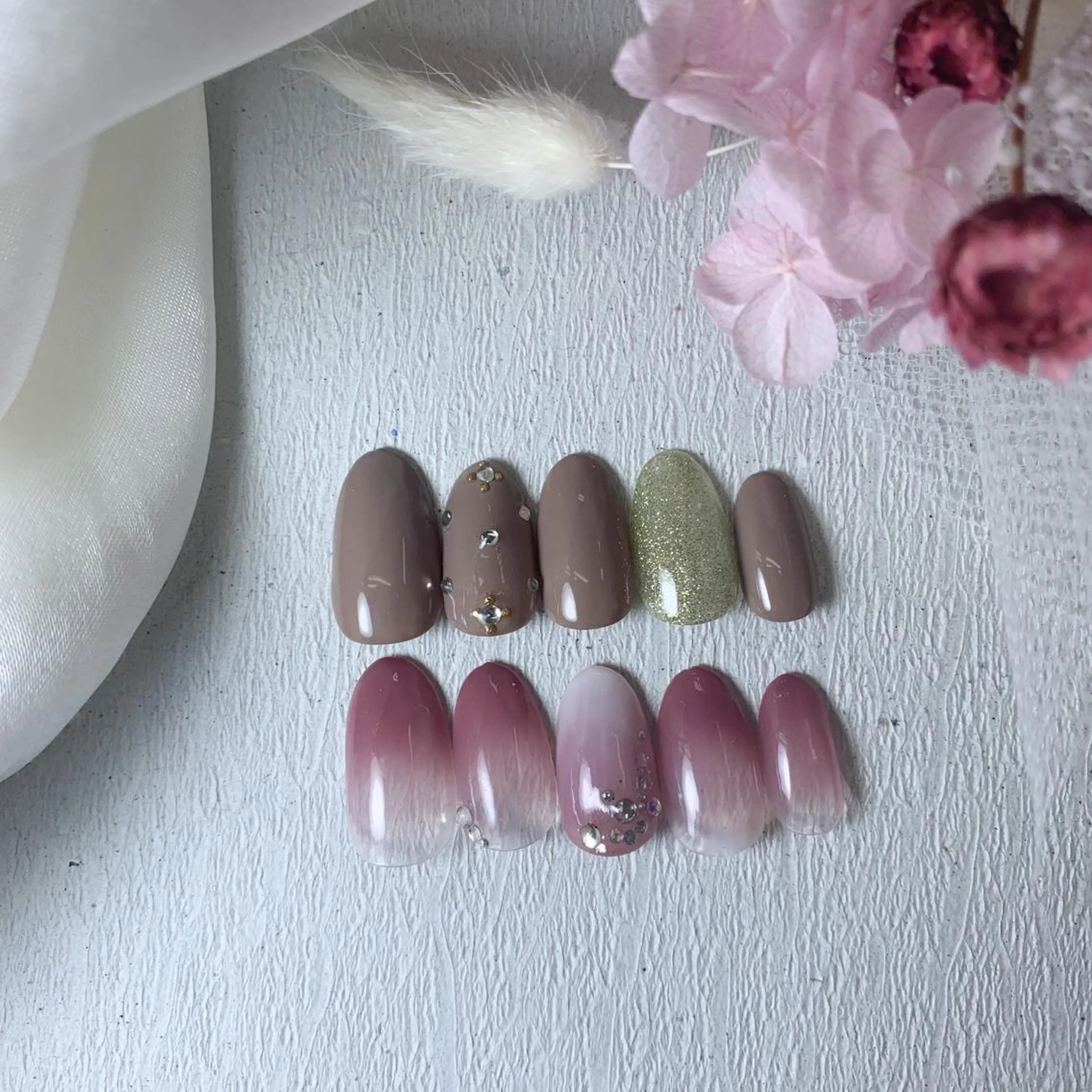 ショート カラー パーマ ヘアアレンジ メンズ キッズ ネイル マツエク・マツパ シンプルネイル ネイルチップ yuri kaのネイルデザイン