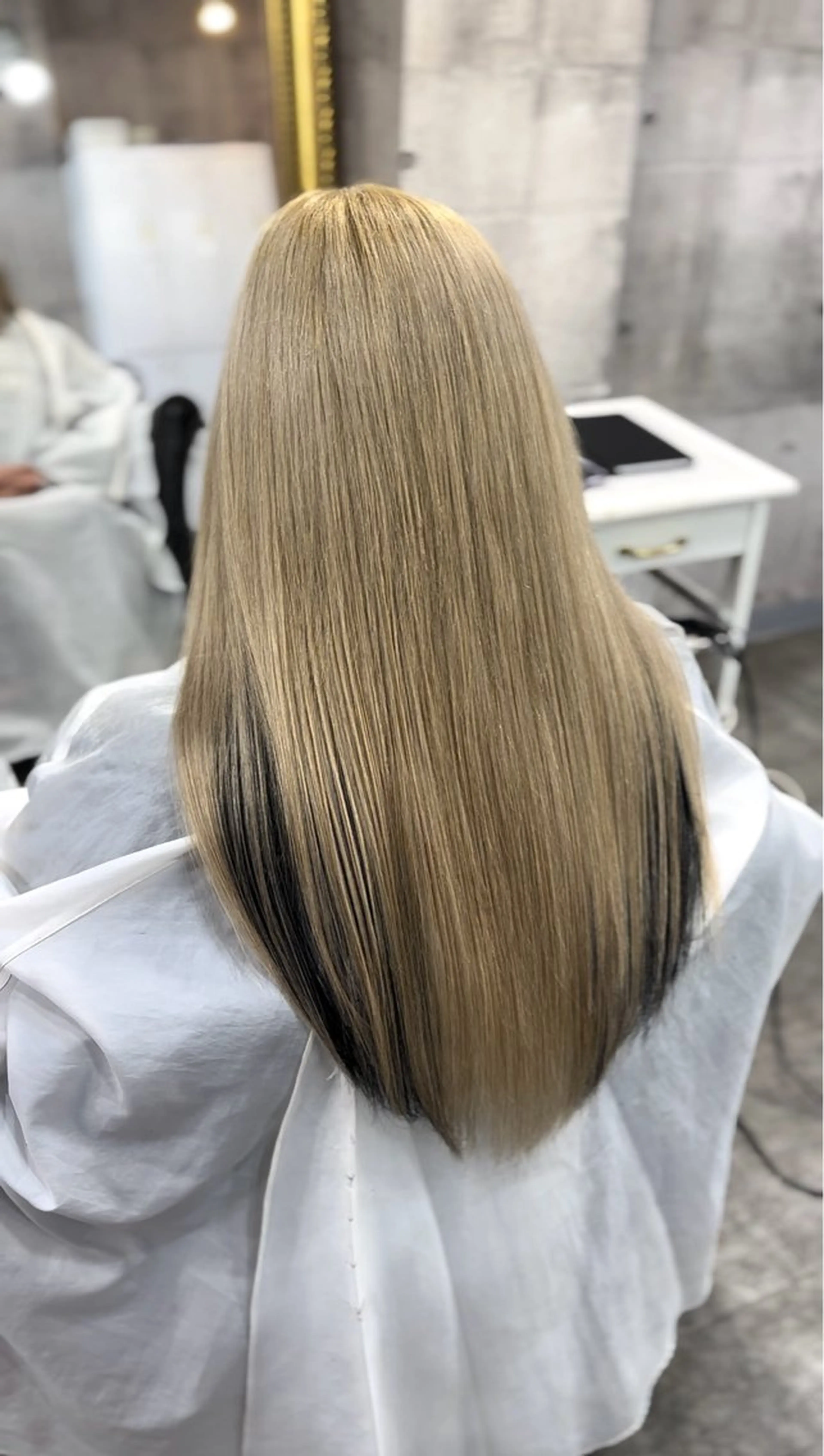 ロング エクステ エクステ MIRAC所属・uda 抜きっぱなし ブロンド/エクステのヘアスタイル