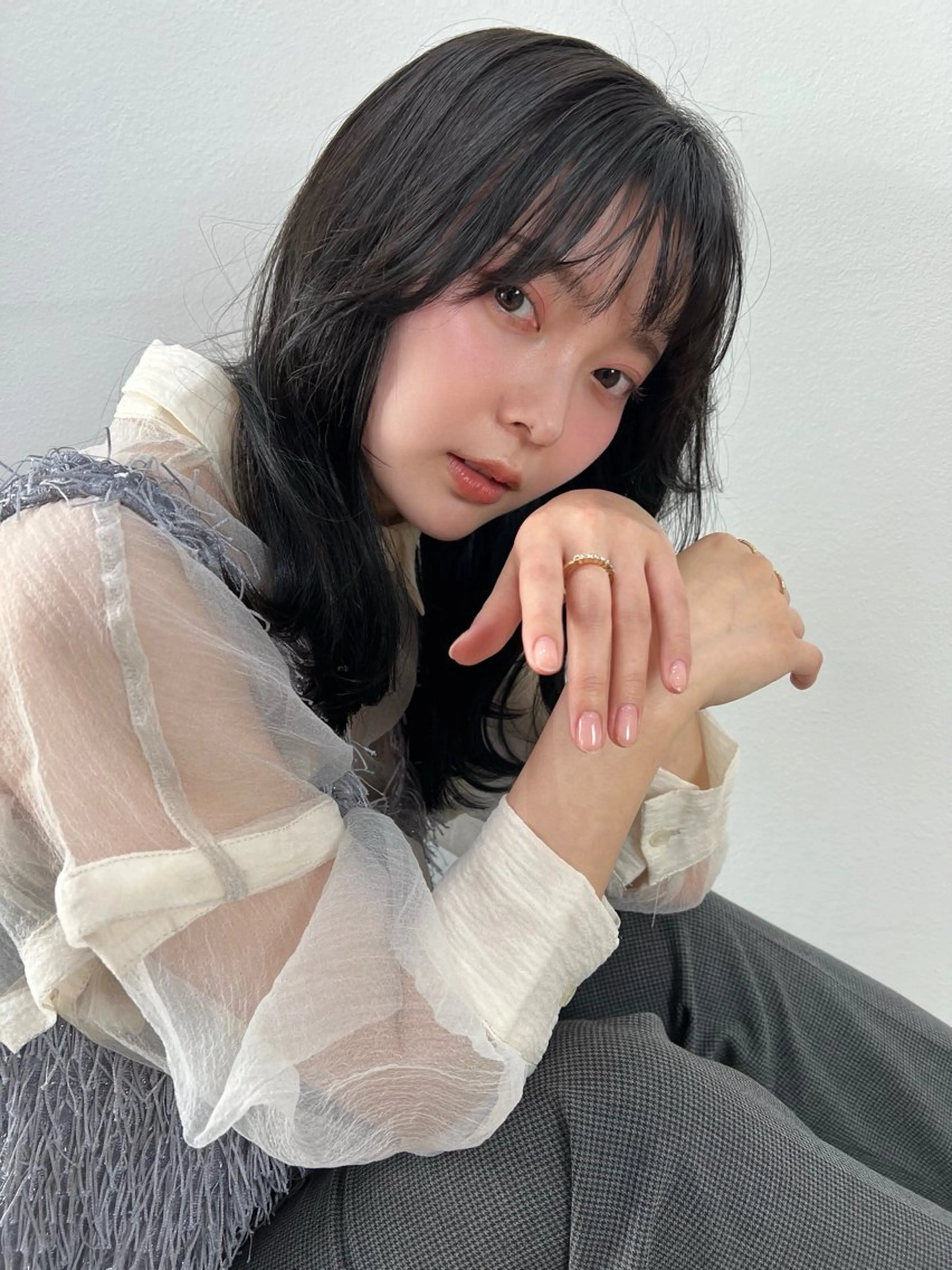 ロング scena所属・秋山 勝陽のヘアスタイル