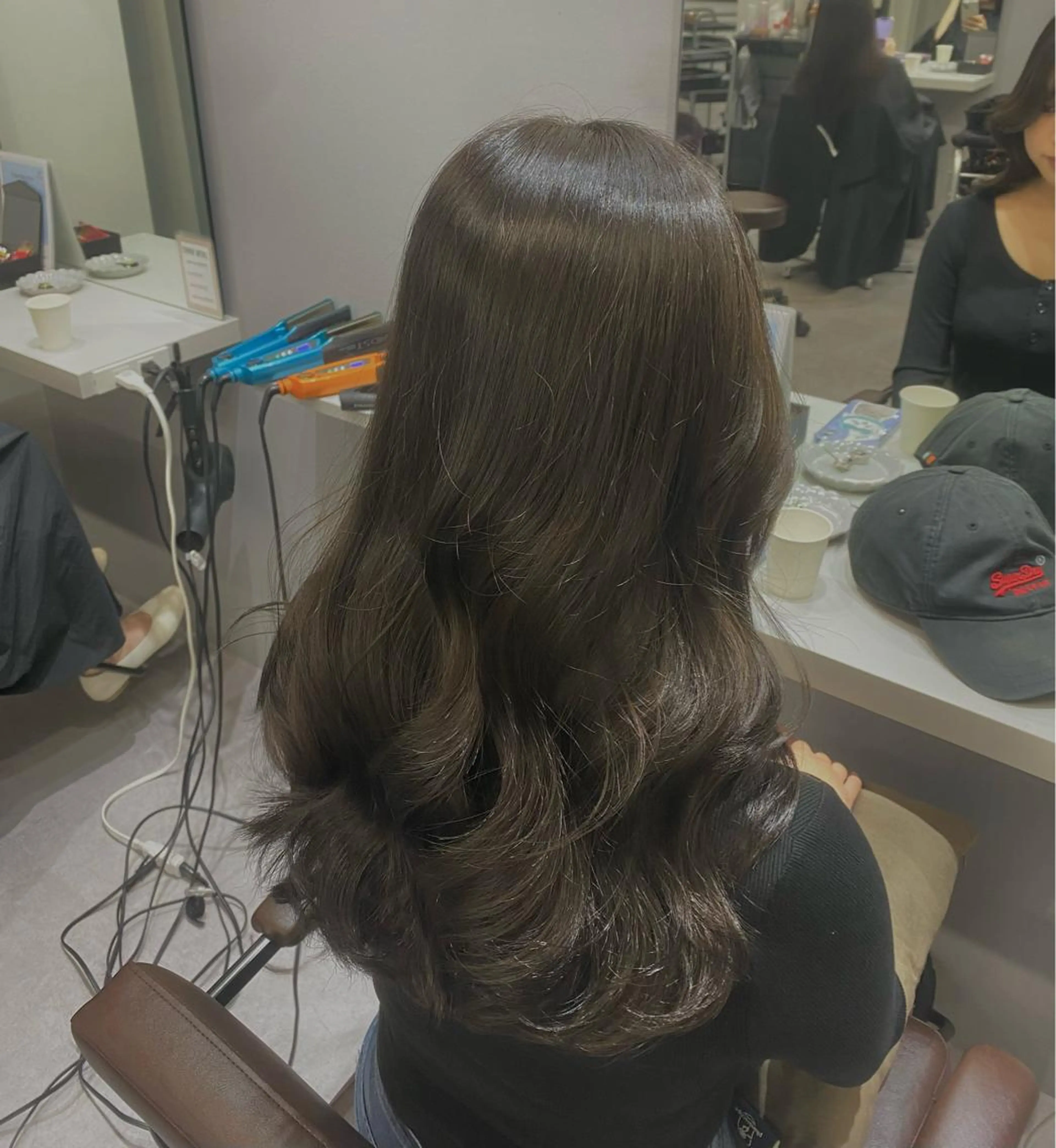 韓国風🇰🇷カット✖️ブリーチなしWカラー✖️トリートメント✨の写真