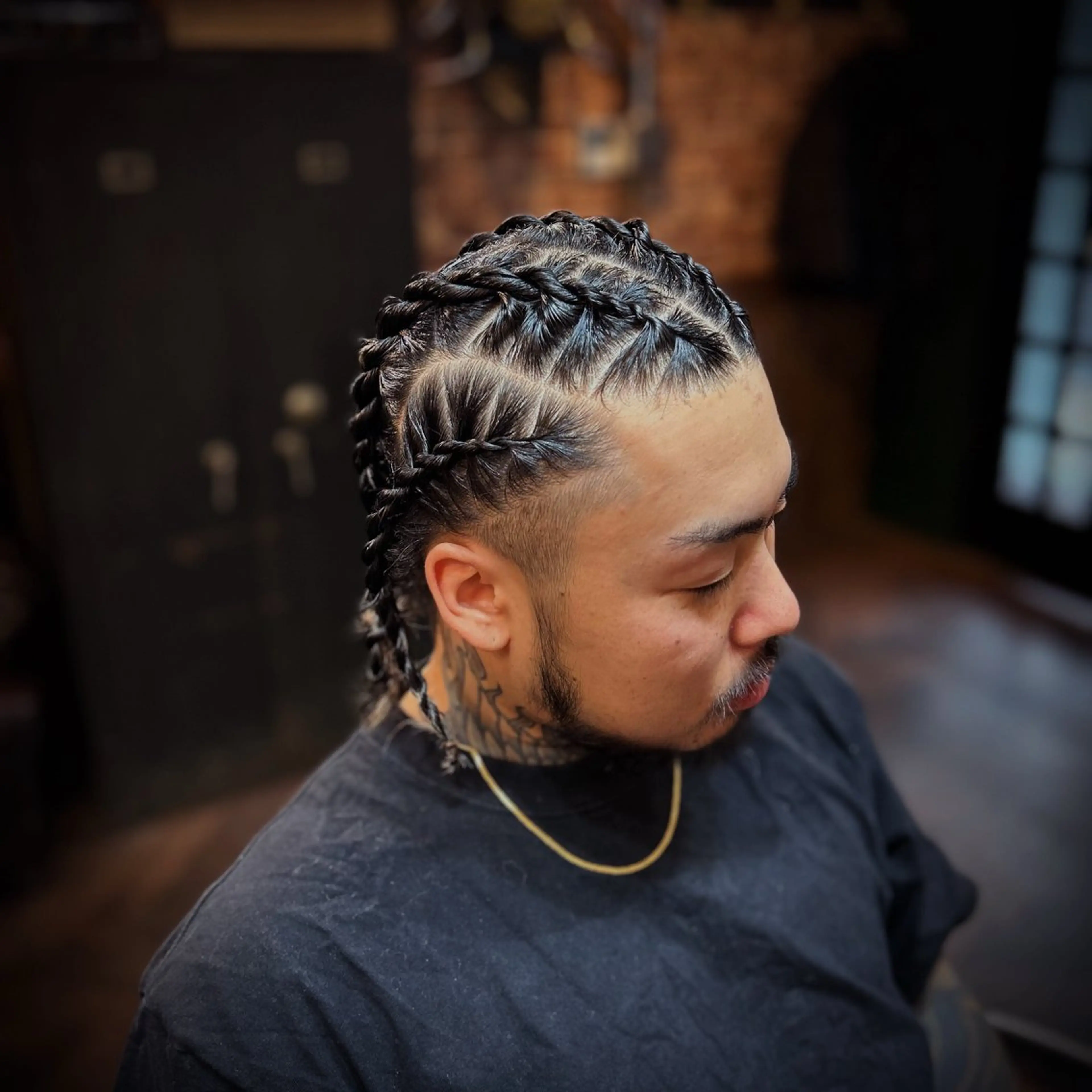 予約❌インスタDM〇【コーンロウ.編み込み】カット+編み込み+スタイリングの写真