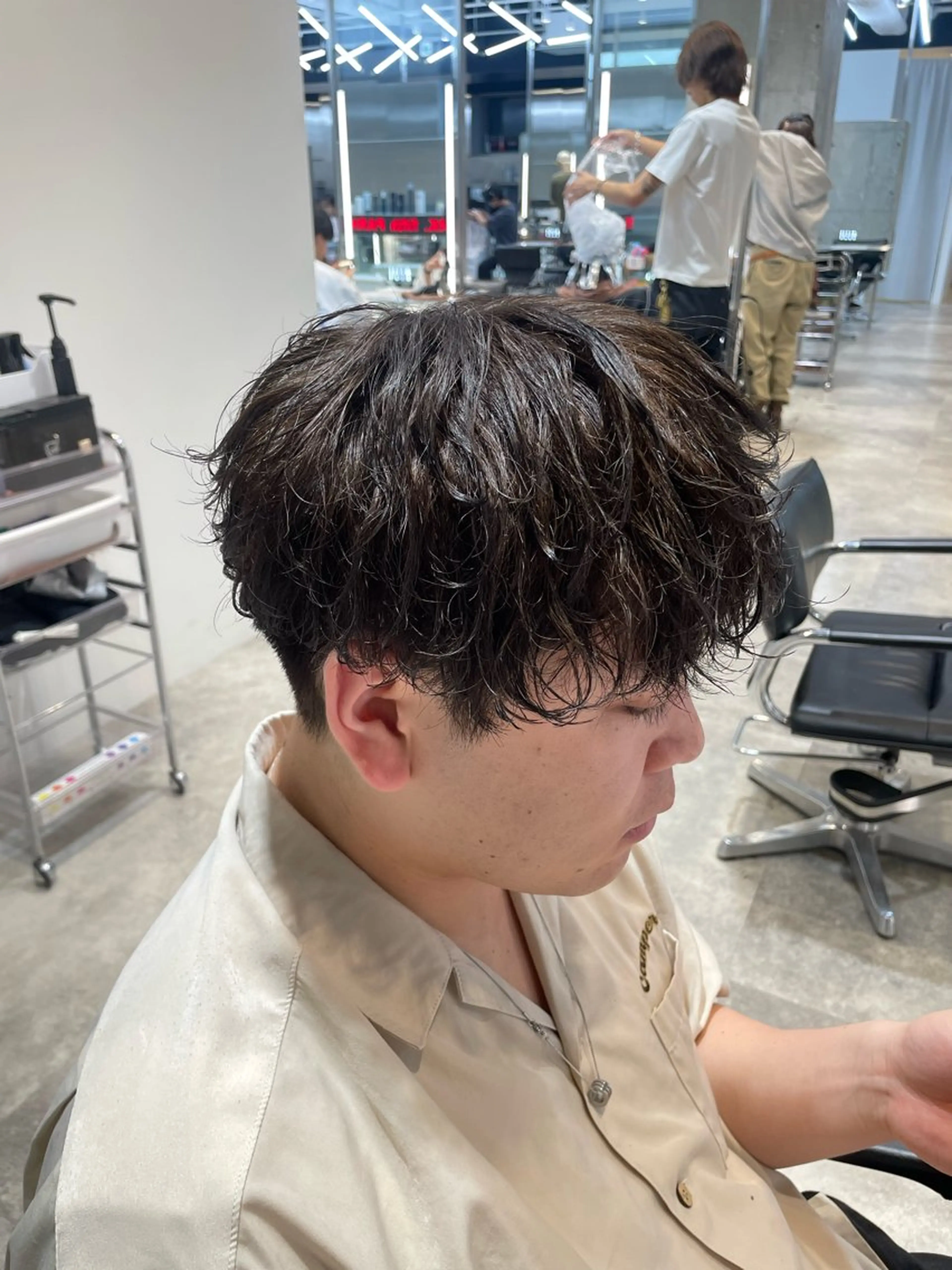 ショート パーマ メンズ メンズパーマ メンズ特化型美容師 sakuraのヘアスタイル