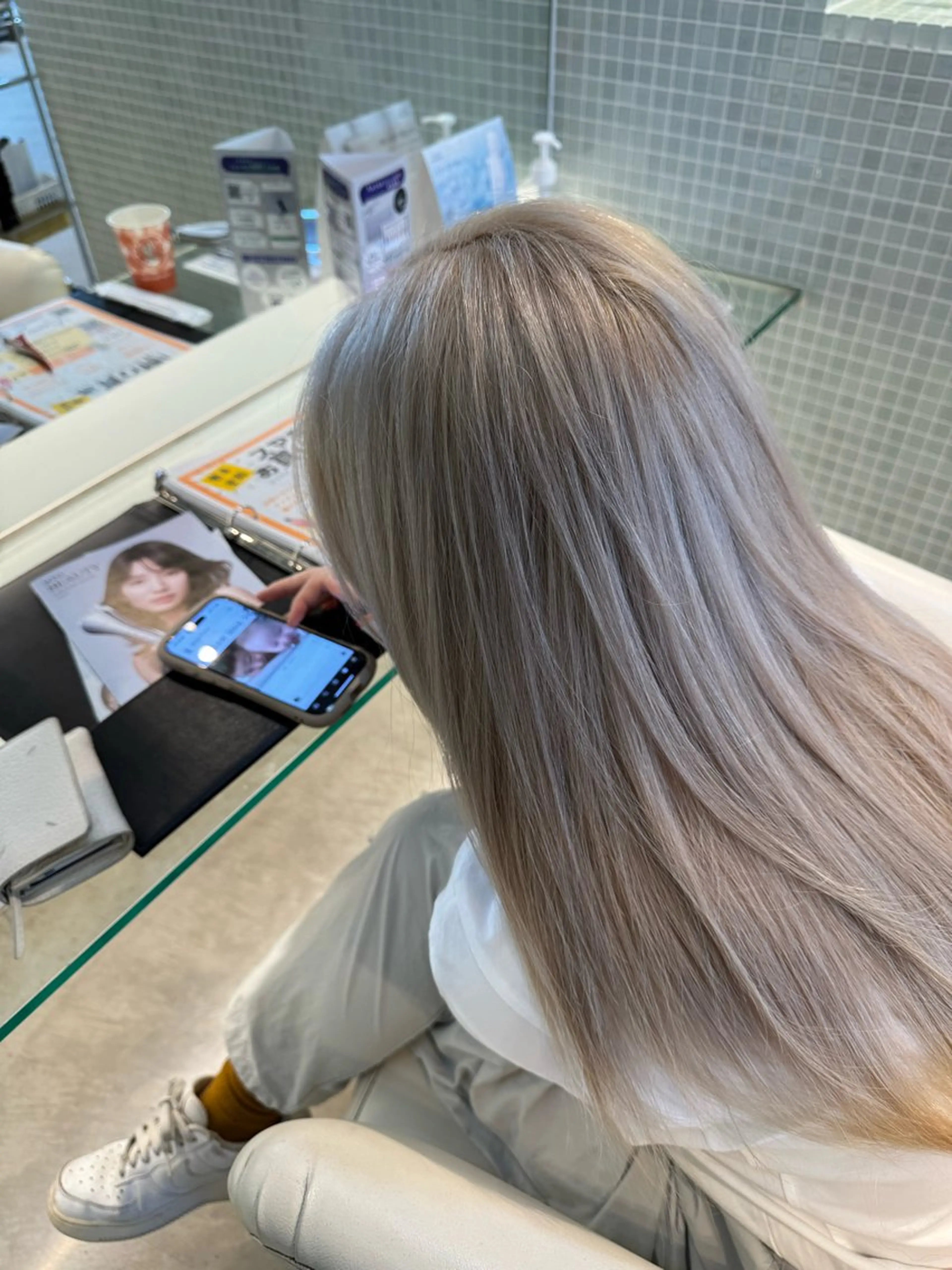 (新規限定)ダブルカラー×Aujuaトリートメントの写真