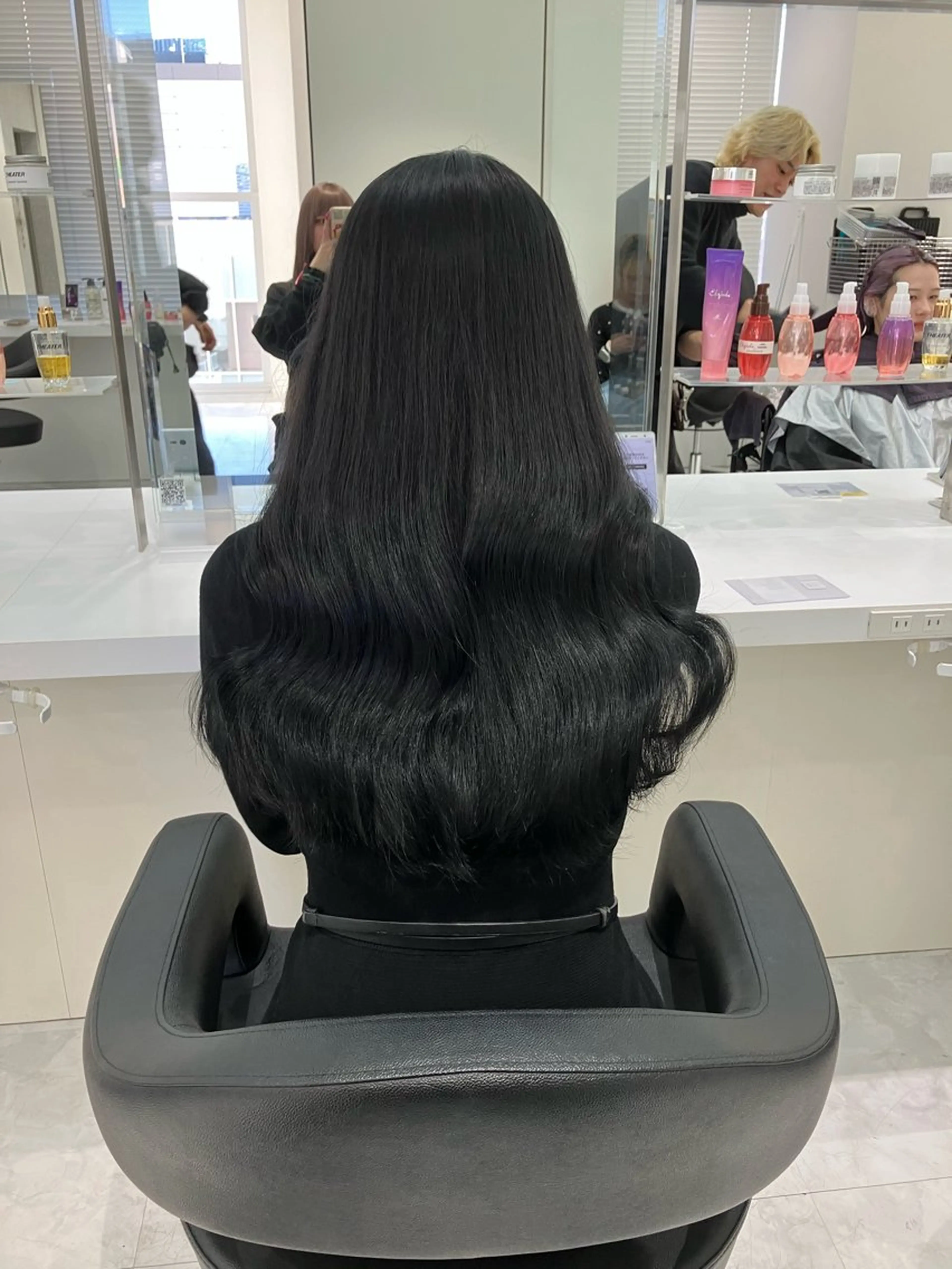 ロング カラー 大人っぽ韓国ヘア 寒色💙yuma💙のヘアスタイル