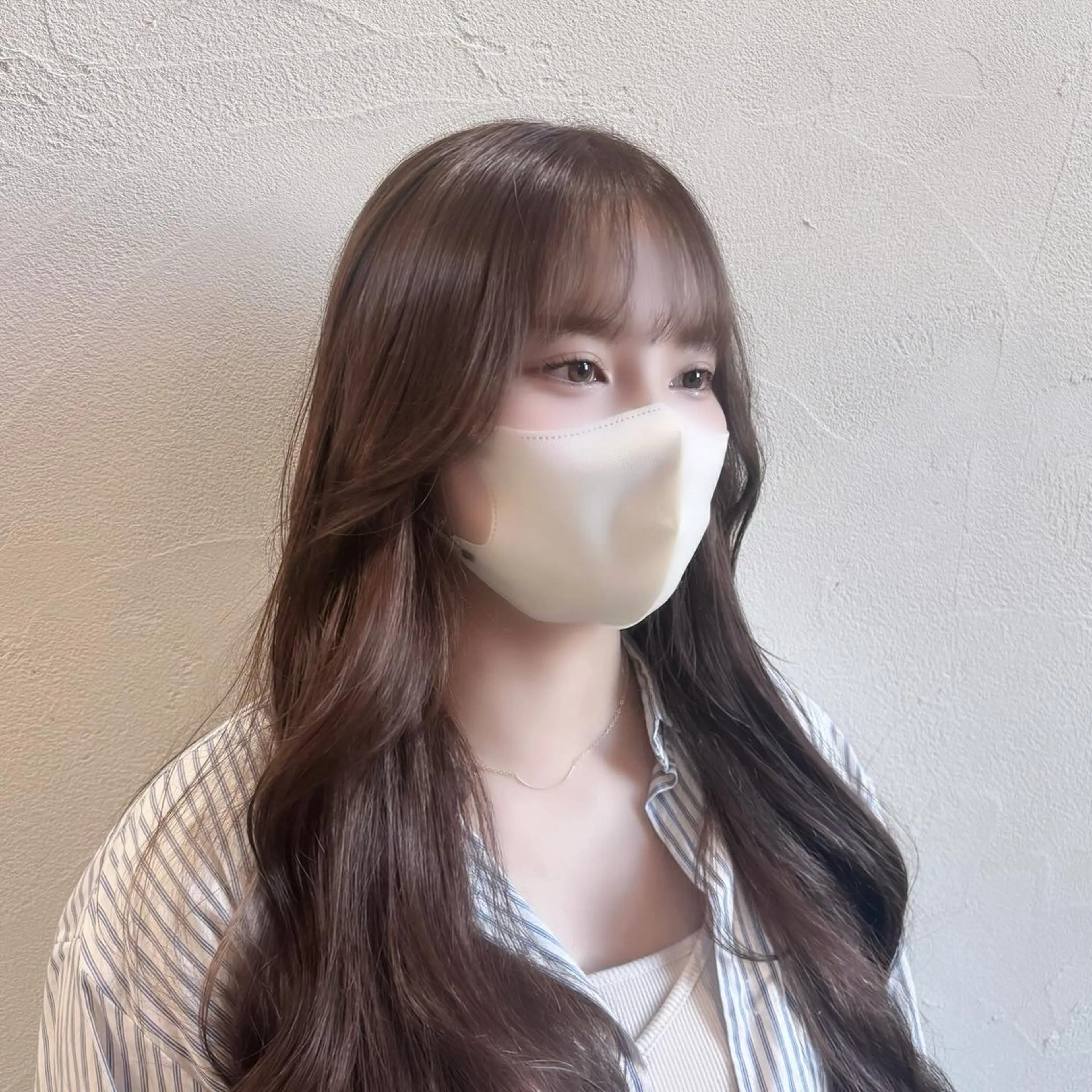 ロング カラー 中嶋心渚⌇透明感 カラー️🩵🎀‪のヘアスタイル