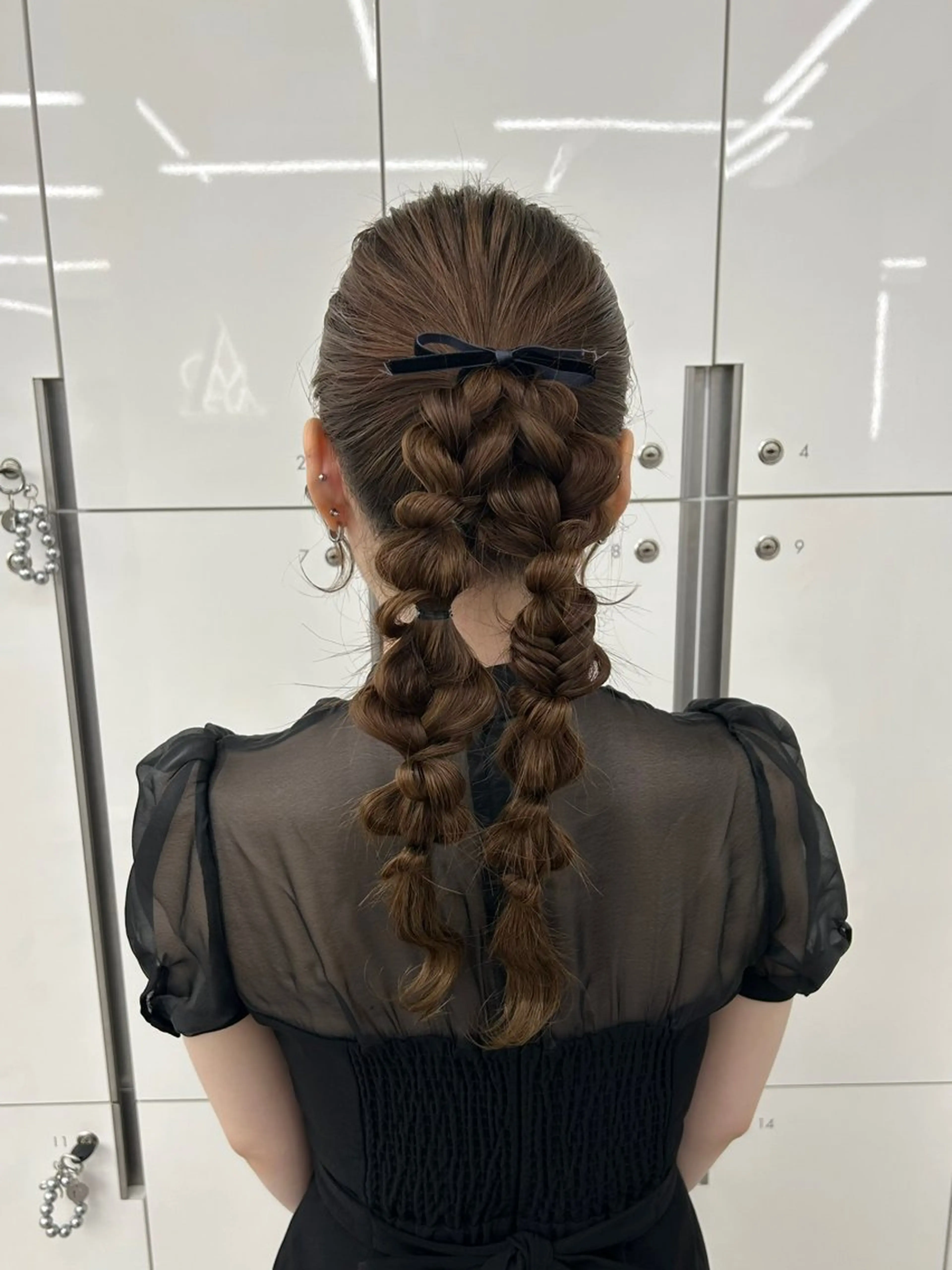 ロング ヘアアレンジ ヘアセット 韓国ヘア/顔周り ヘアセット/加藤優里のヘアスタイル