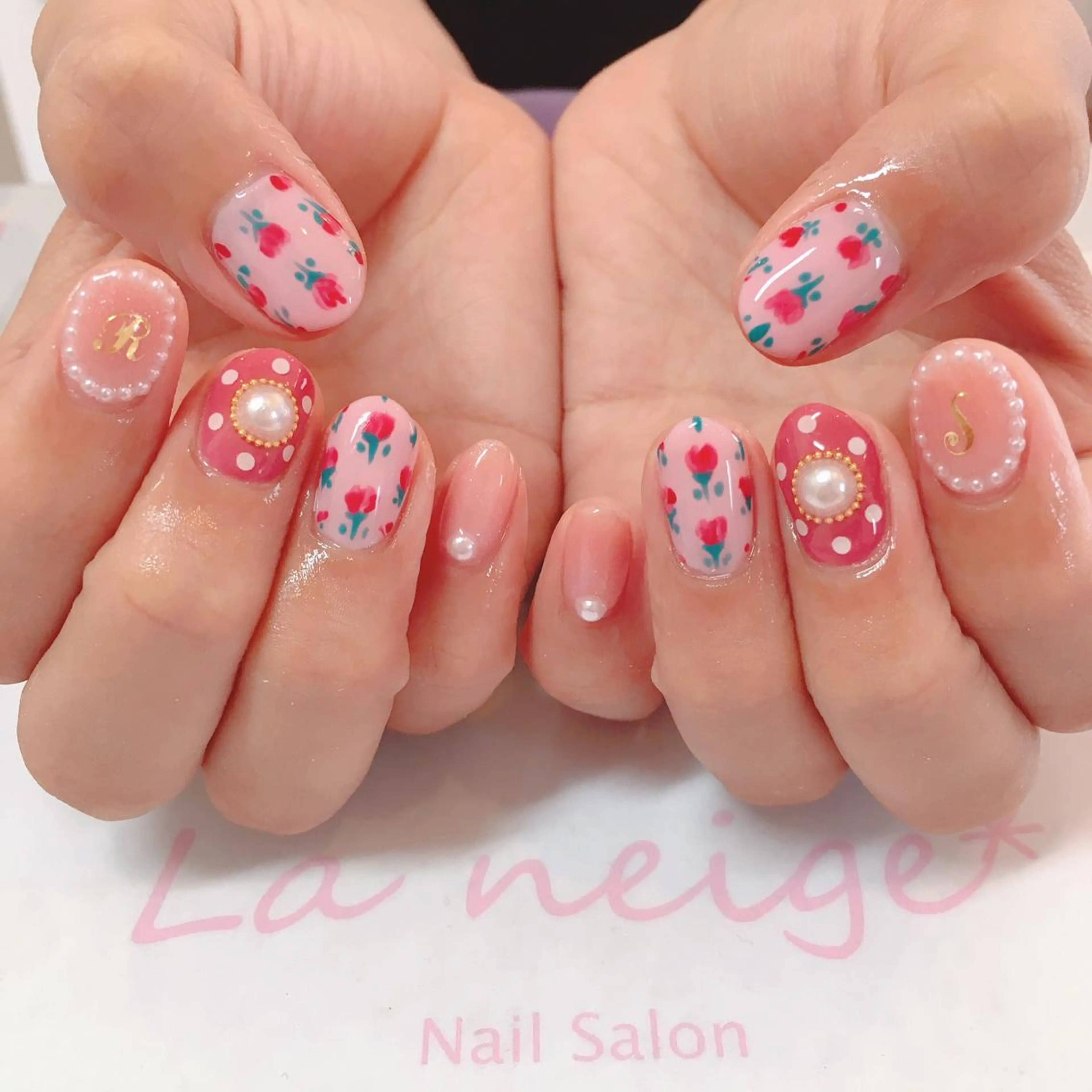 ネイル La neige* yuki 🥯🍑のネイルデザイン