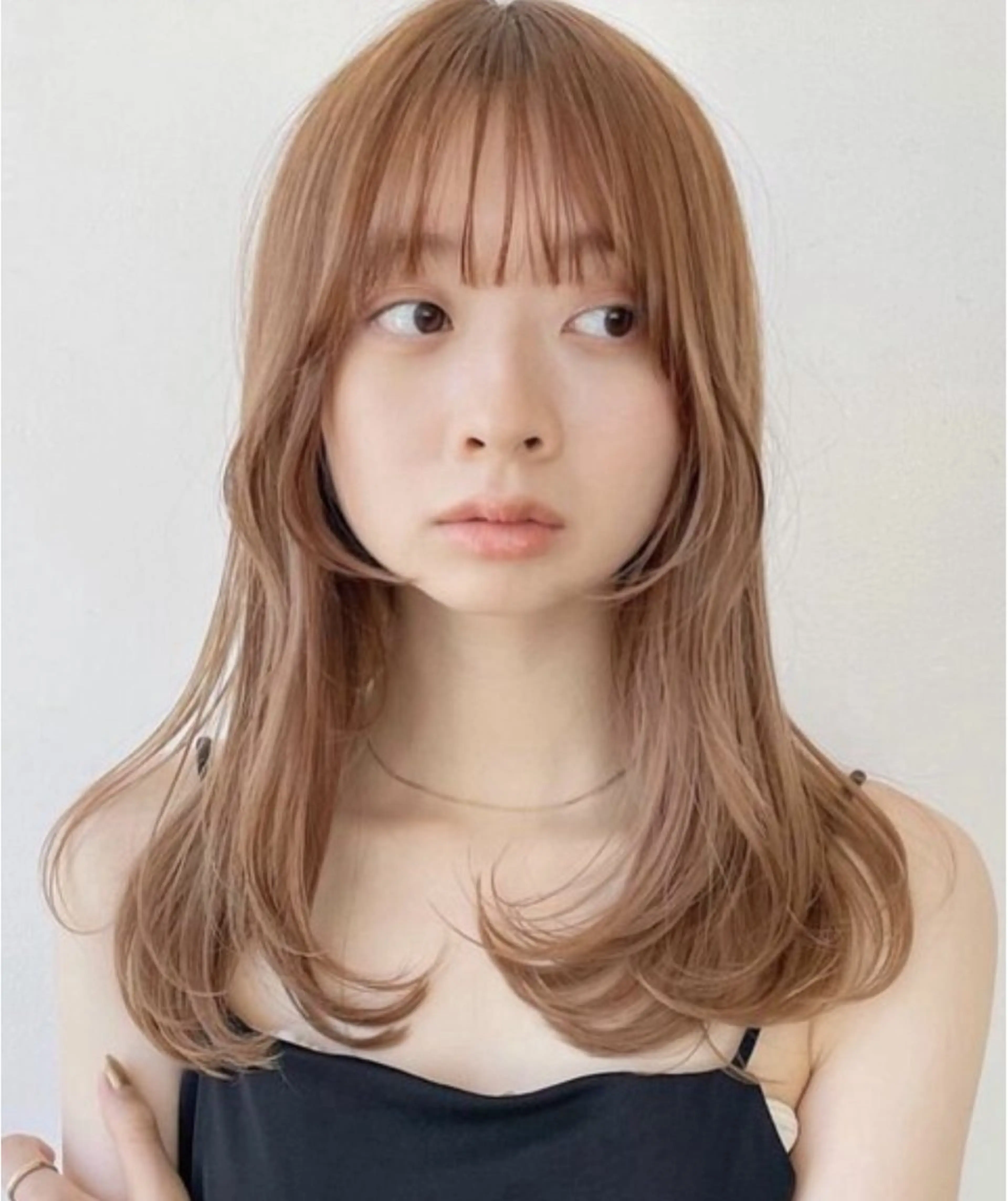 ロング レイヤーカット 似合わせカット‪// 鶴我万唯華のヘアスタイル